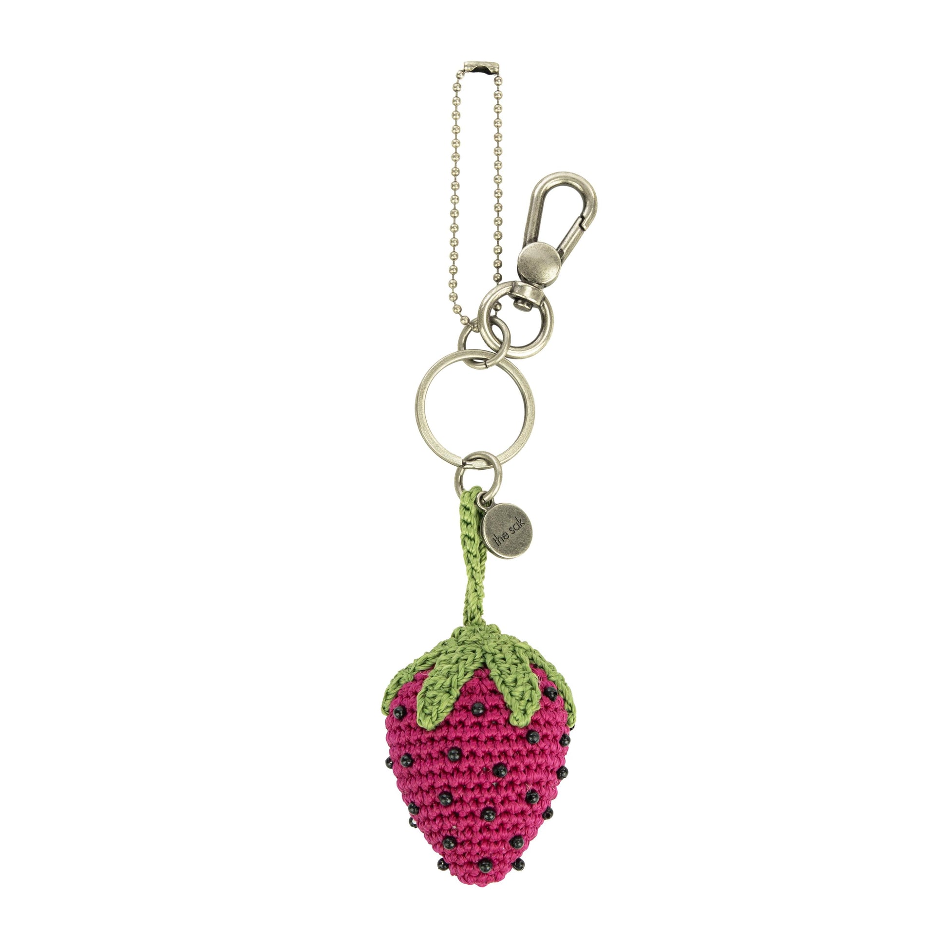 The Sak Yarnicharmz Food Dangle Crochet - |Strawberry|