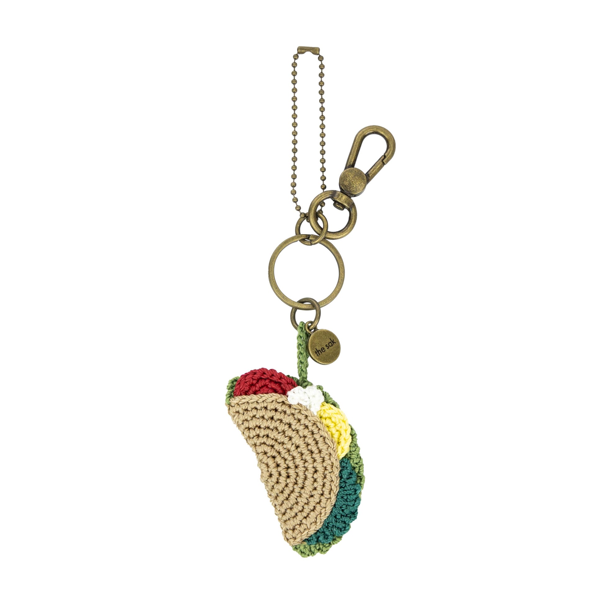The Sak Yarnicharmz Food Dangle Crochet - |Taco|