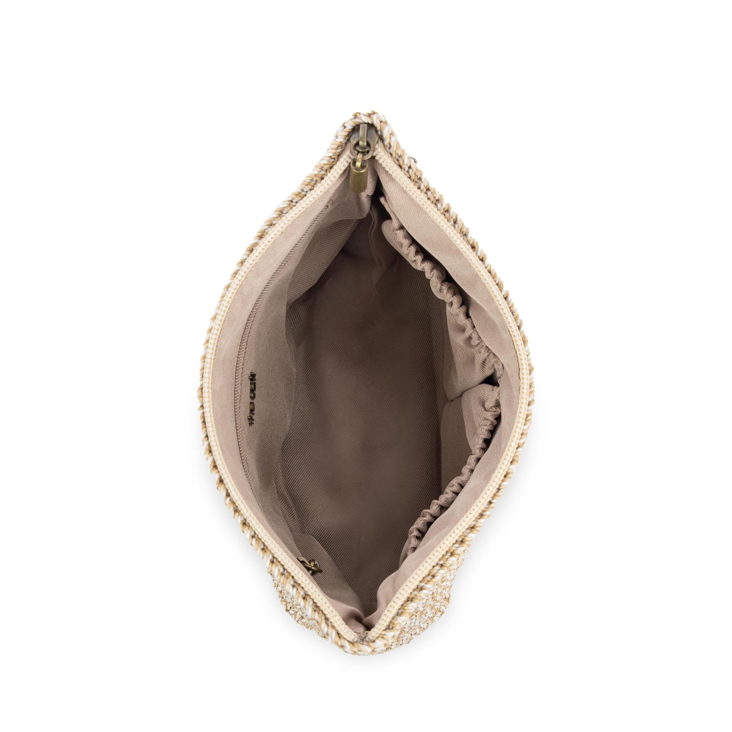 The Sak Essential Medium Pouch Crochet - |Bamboo Static|