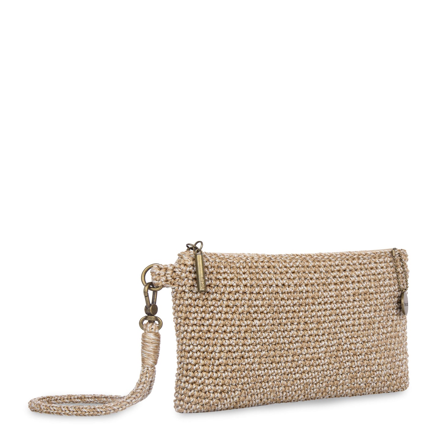 The Sak Vita Wristlet Crochet - |Bamboo Static|