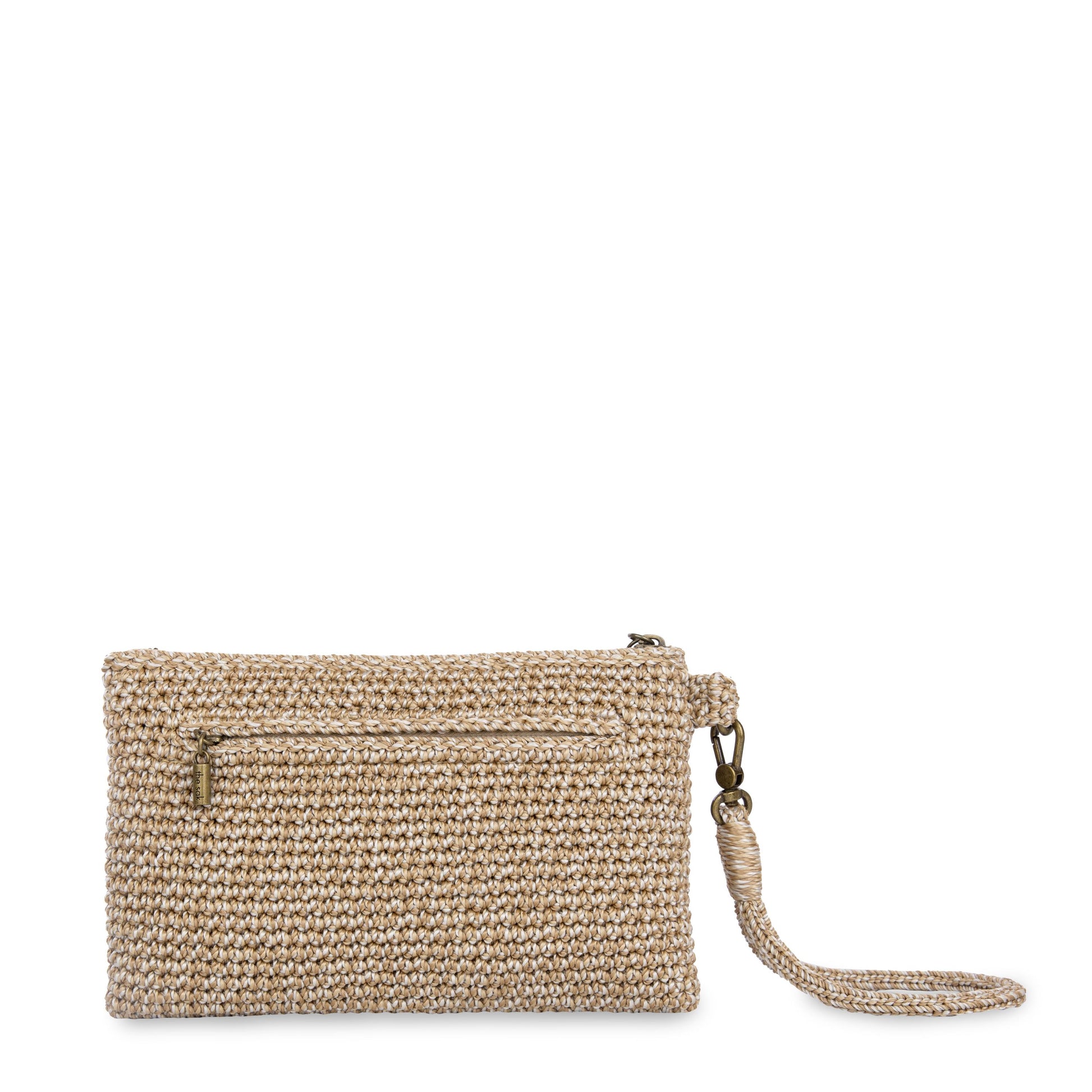 The Sak Vita Wristlet Crochet - |Bamboo Static|