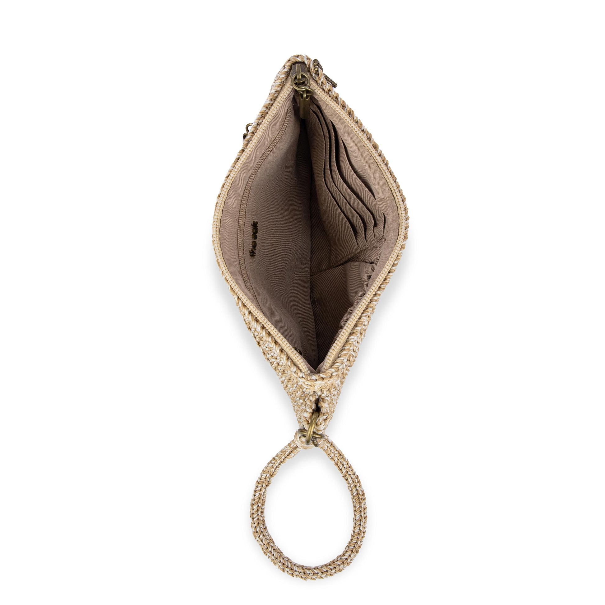 The Sak Vita Wristlet Crochet - |Bamboo Static|