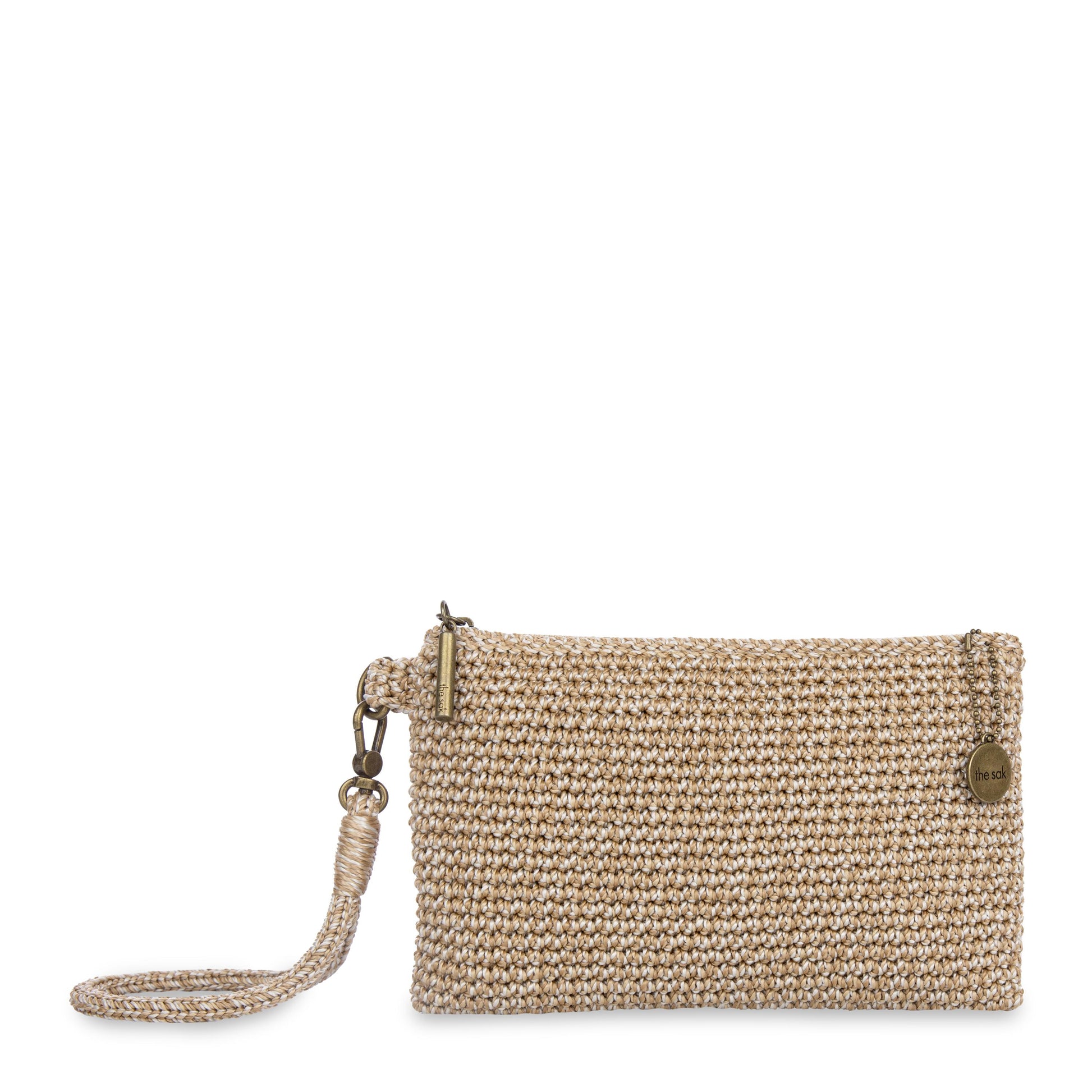 The Sak Vita Wristlet Crochet - |Bamboo Static|
