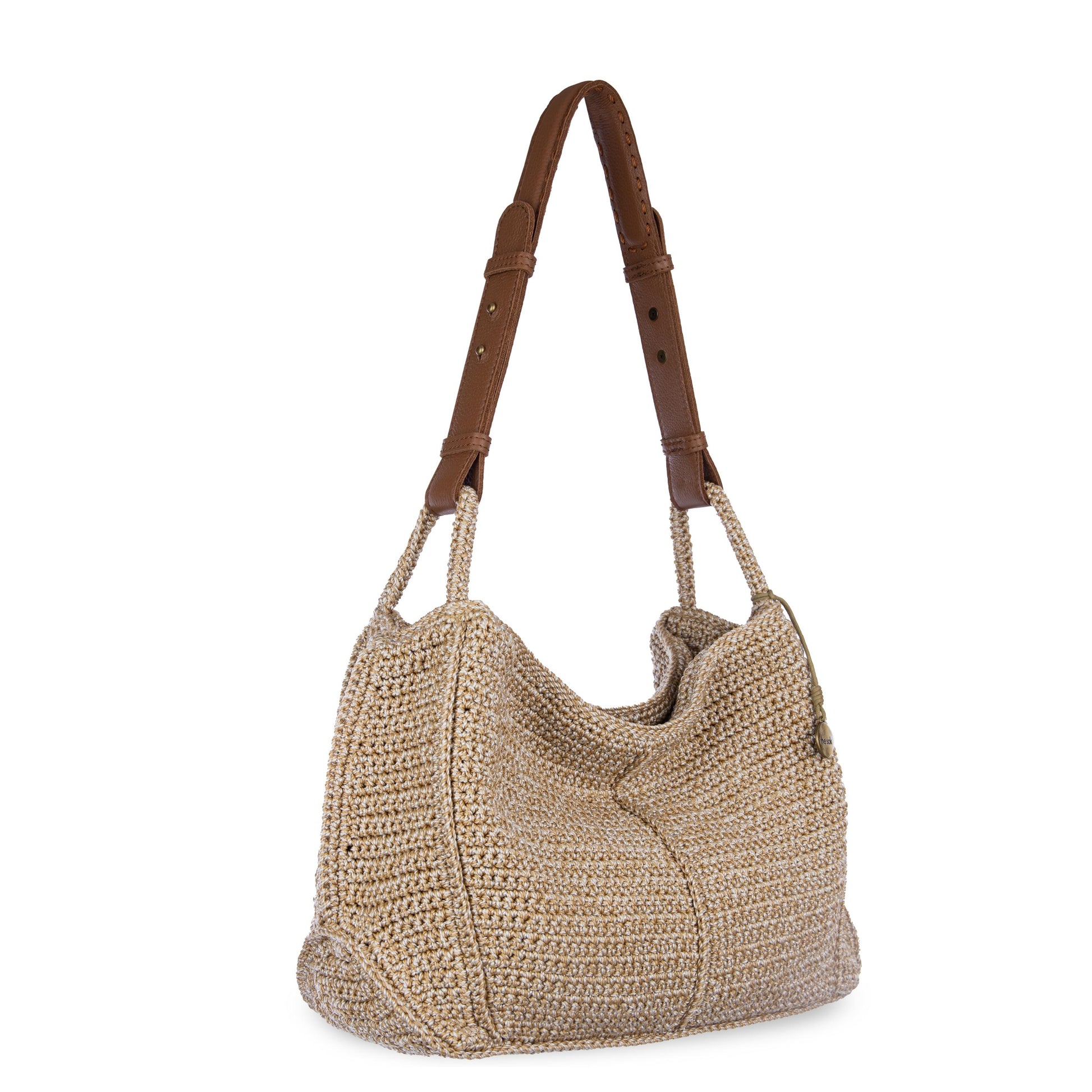 The Sak Los Feliz Slouchy Hobo Crochet - |Bamboo Static|