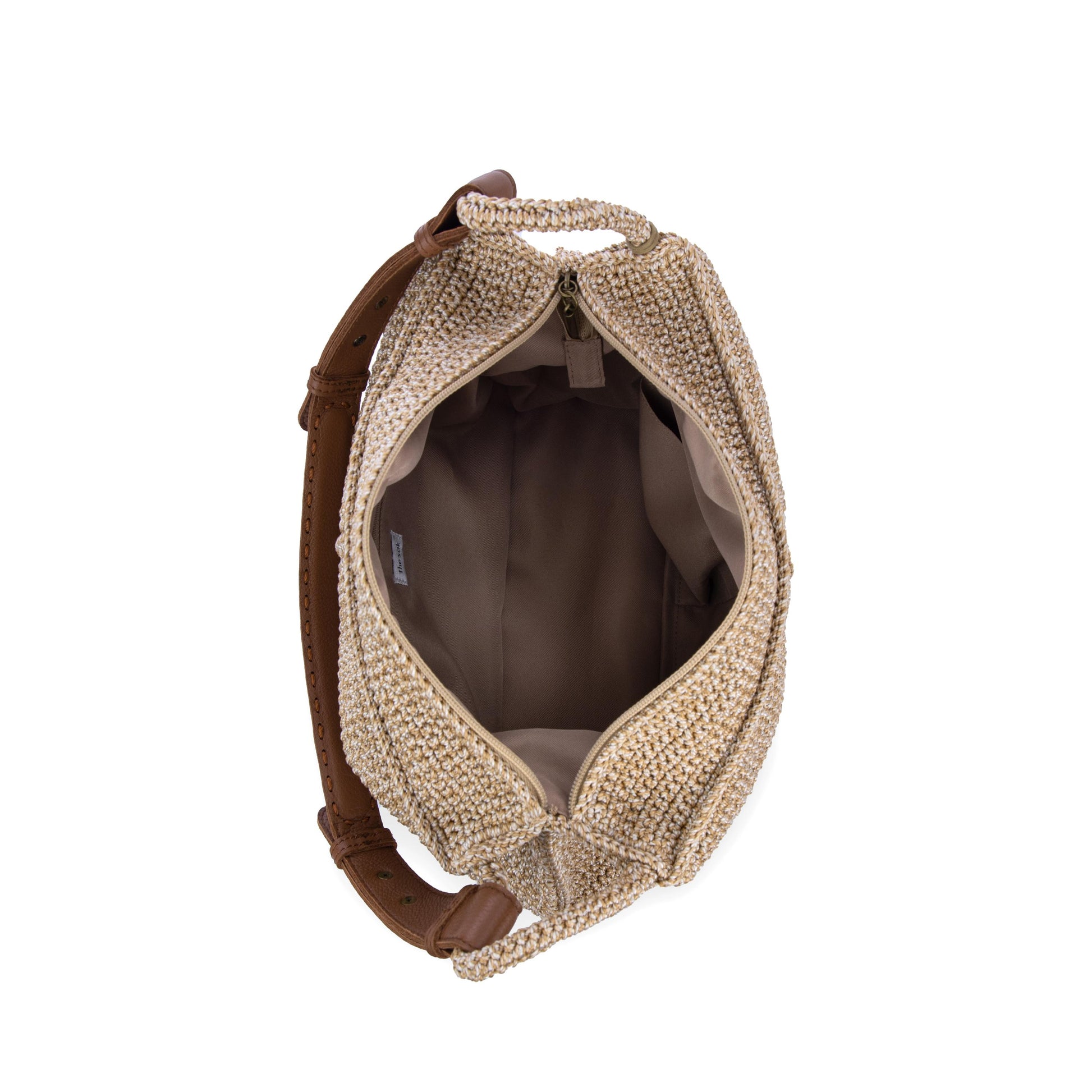 The Sak Los Feliz Slouchy Hobo Crochet - |Bamboo Static|