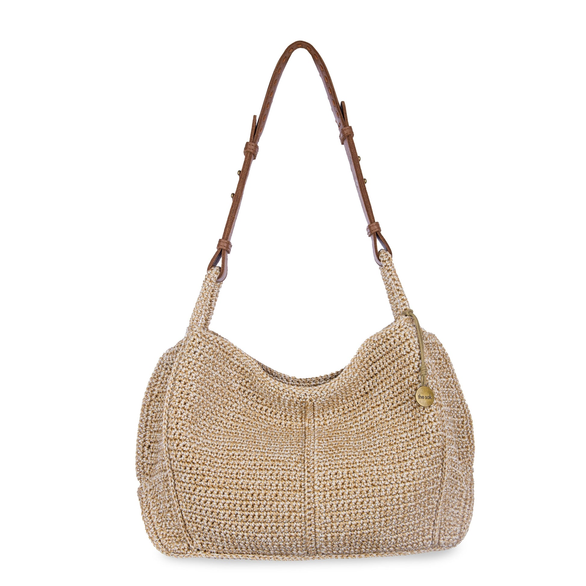 The Sak Los Feliz Slouchy Hobo Crochet - |Bamboo Static|