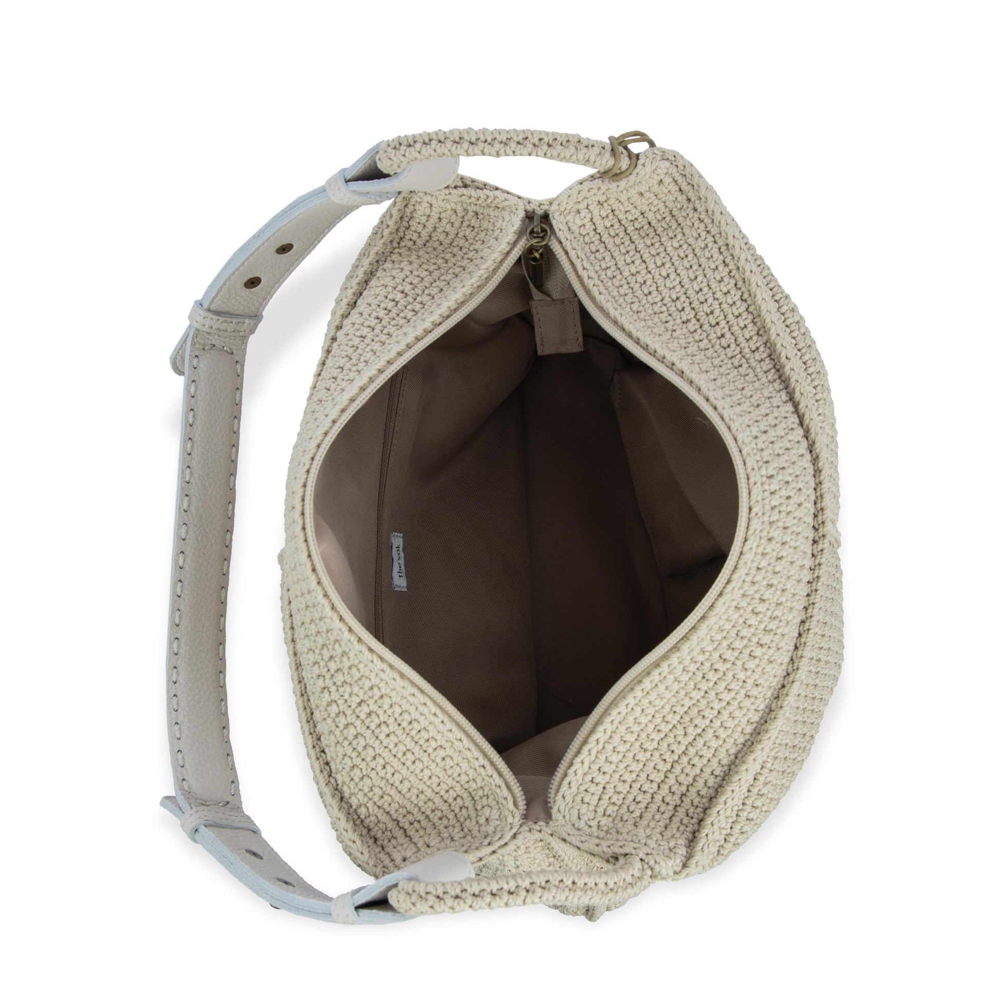 The Sak Los Feliz Slouchy Hobo Crochet - |Ecru|