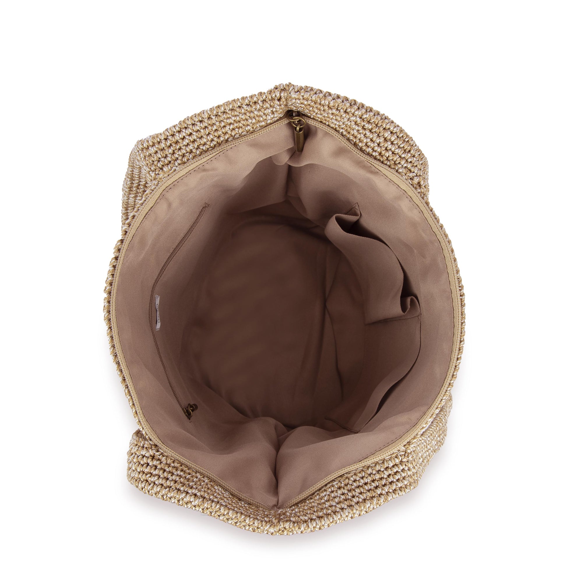 The Sak 120 Tote Crochet - |Bamboo Static|