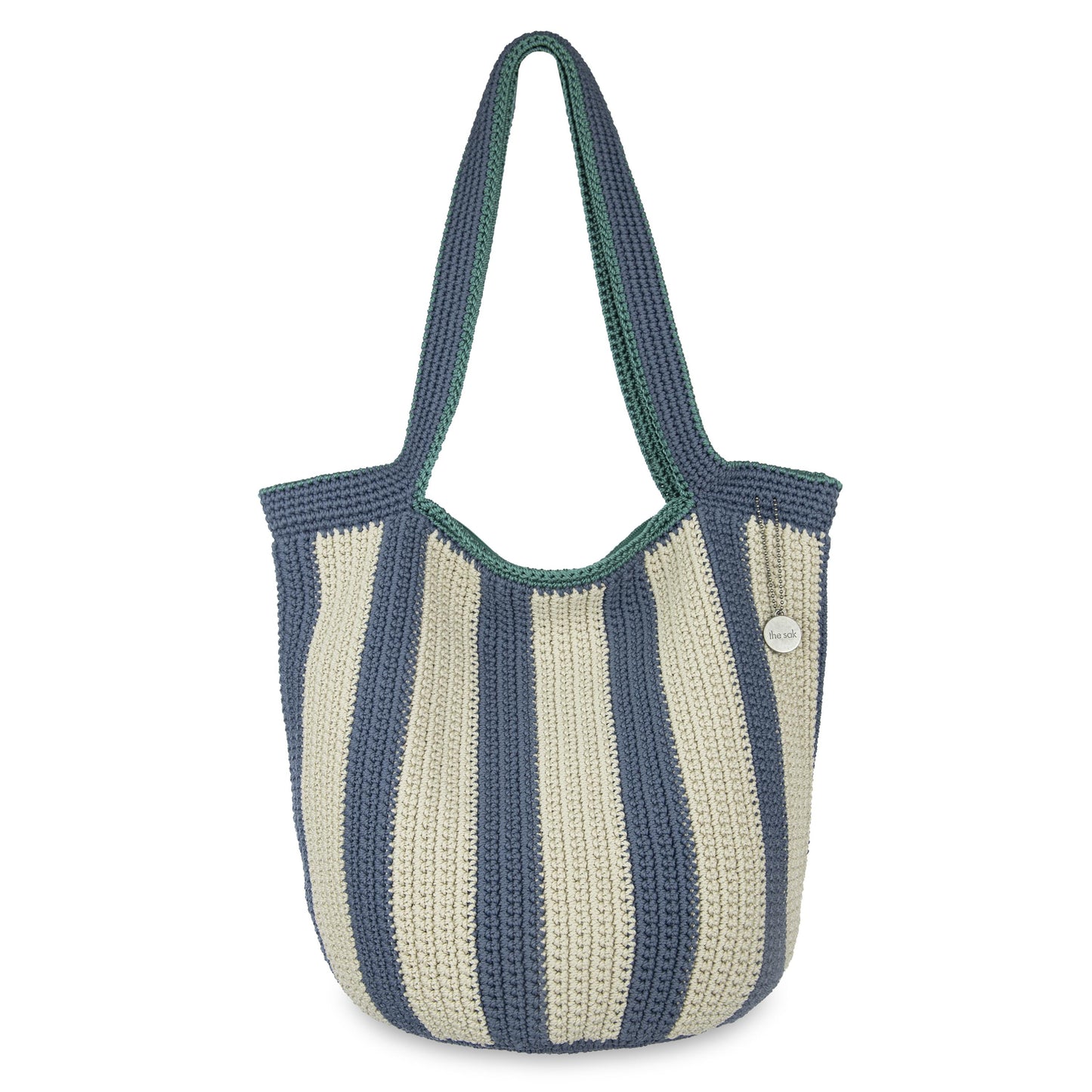 The Sak 120 Tote Crochet - |Maritime Stripe|