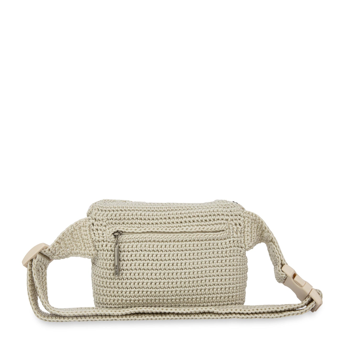 The Sak Caraway Small Belt Bag Crochet - Natural Medallion
