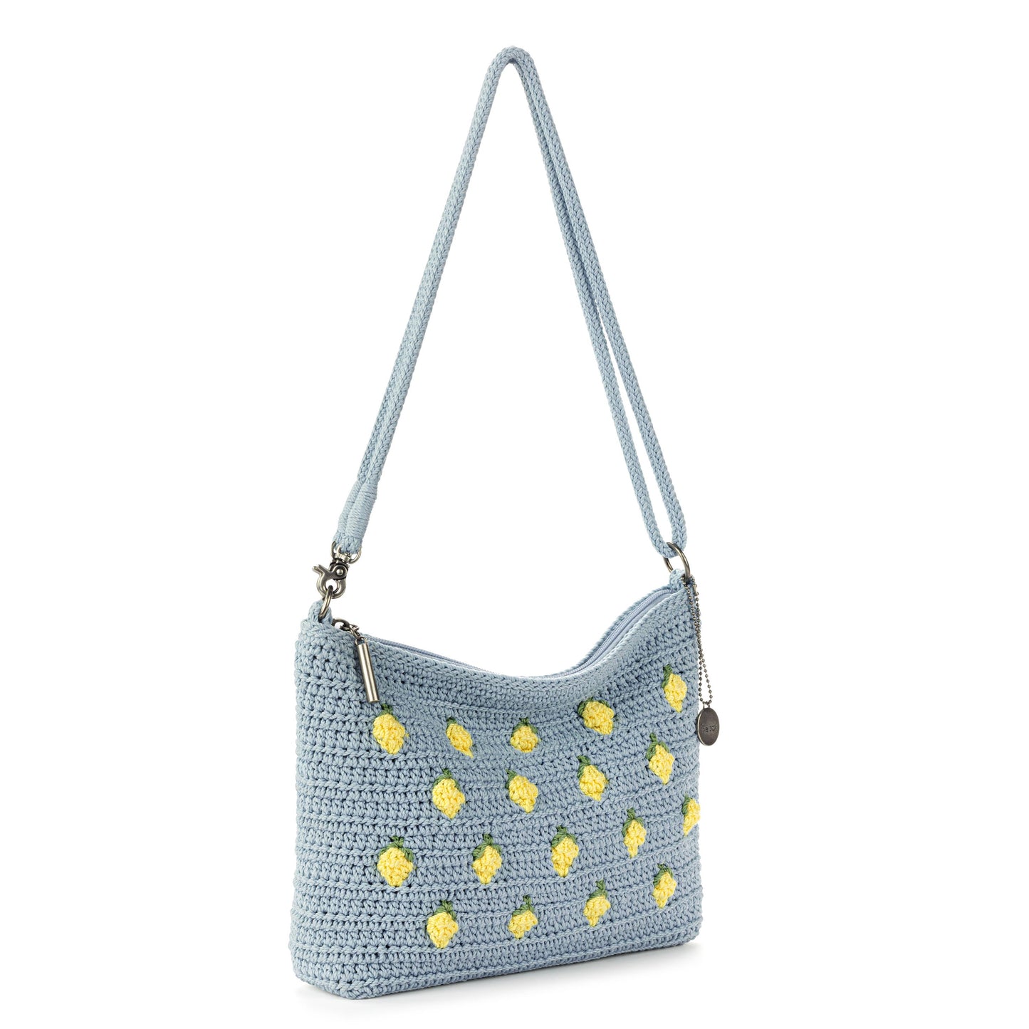 The Sak Lumi Crossbody Crochet - |Blue Lemons|