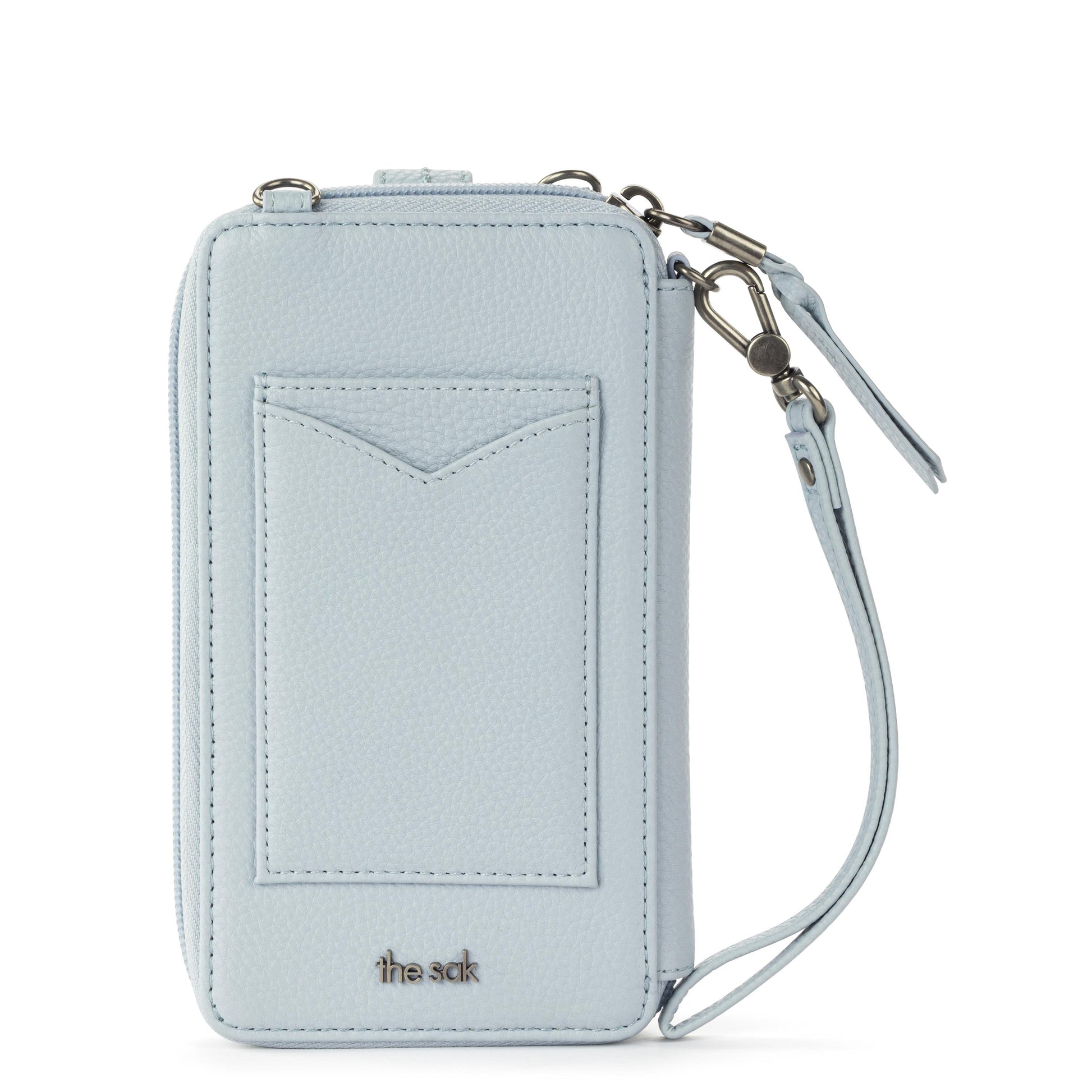 The Sak Silverlake Smartphone Crossbody Leather - |Ice Blue|