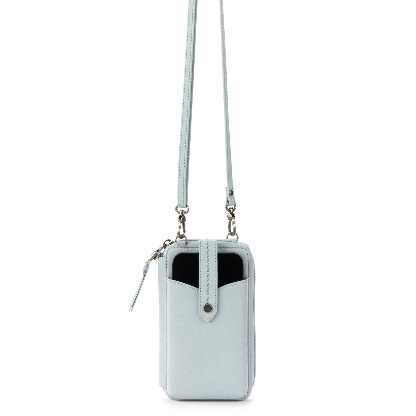The Sak Silverlake Smartphone Crossbody Leather - |Ice Blue|