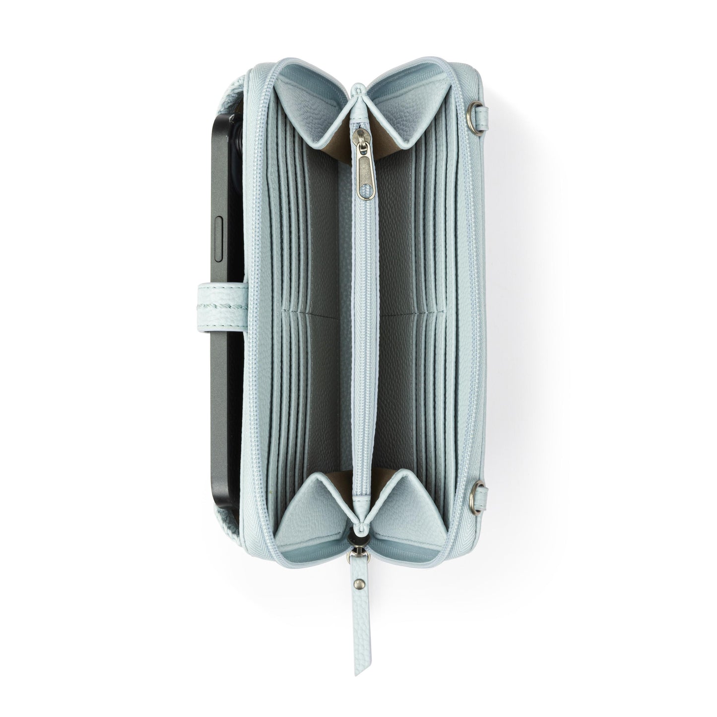 The Sak Iris Large Smartphone Crossbody Leather - |Ice Blue|