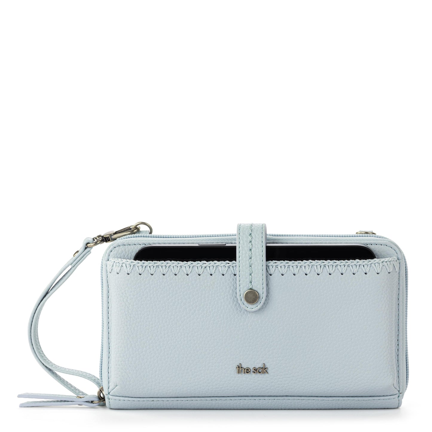The Sak Iris Large Smartphone Crossbody Leather - |Ice Blue|