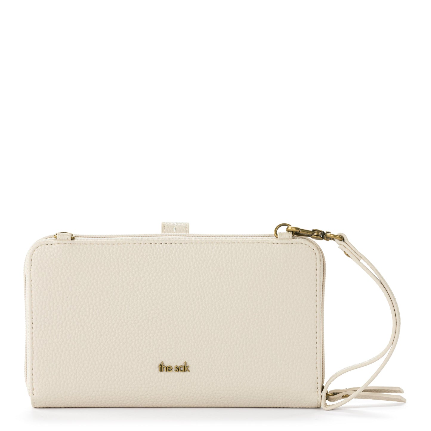 The Sak Iris Large Smartphone Crossbody Crochet - |Natural Multi Flower|