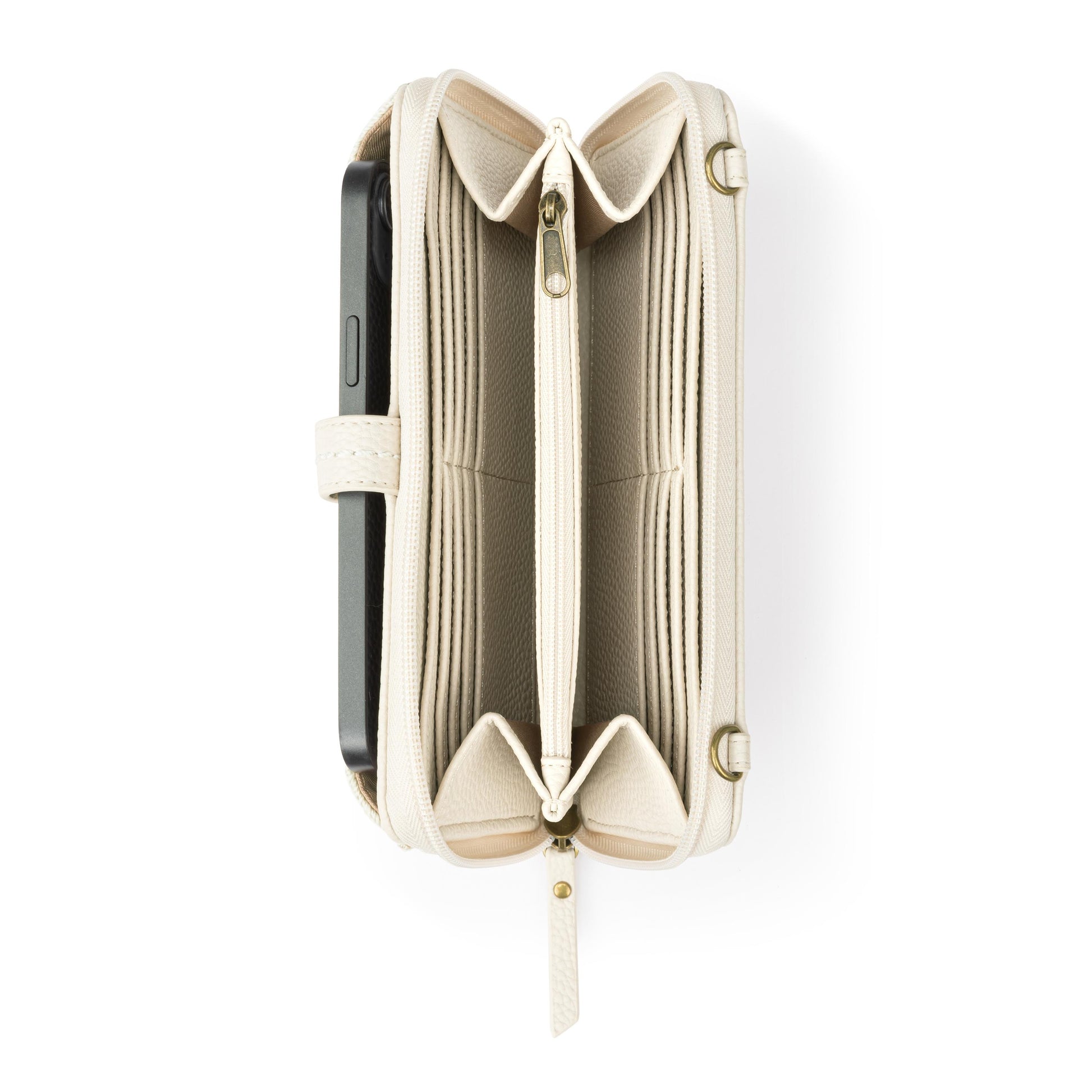 The Sak Iris Large Smartphone Crossbody Crochet - |Natural Multi Flower|