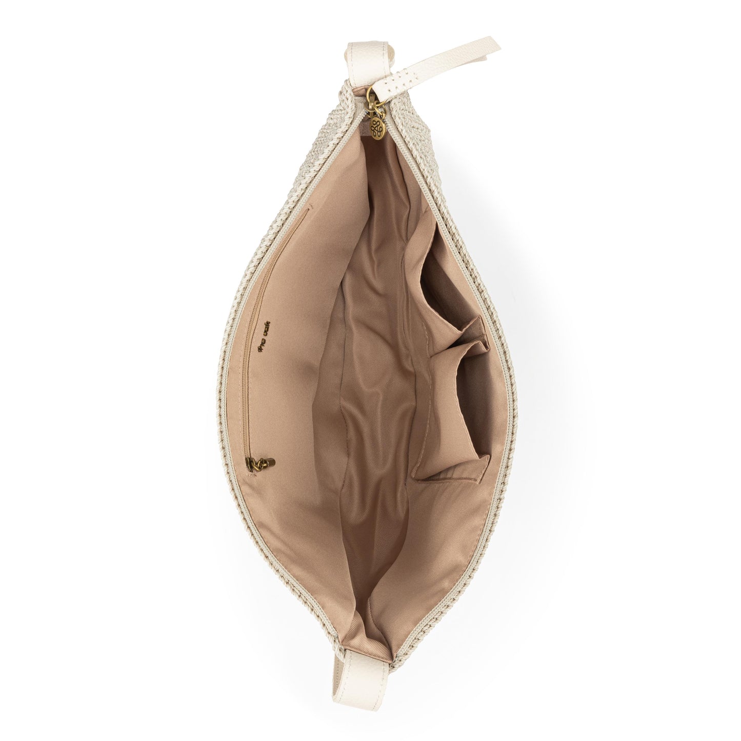 The Sak Tess Large Sling Bag Crochet - |Ecru|