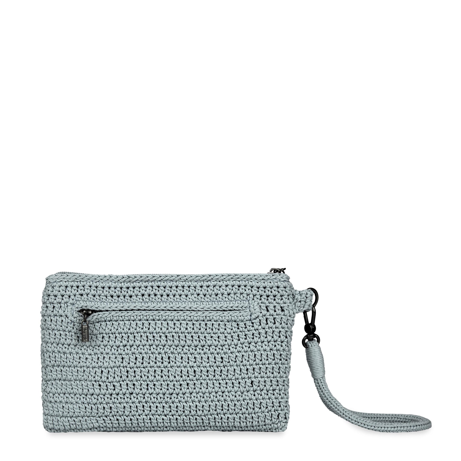 The Sak Vita Wristlet Crochet - Blue Lemons