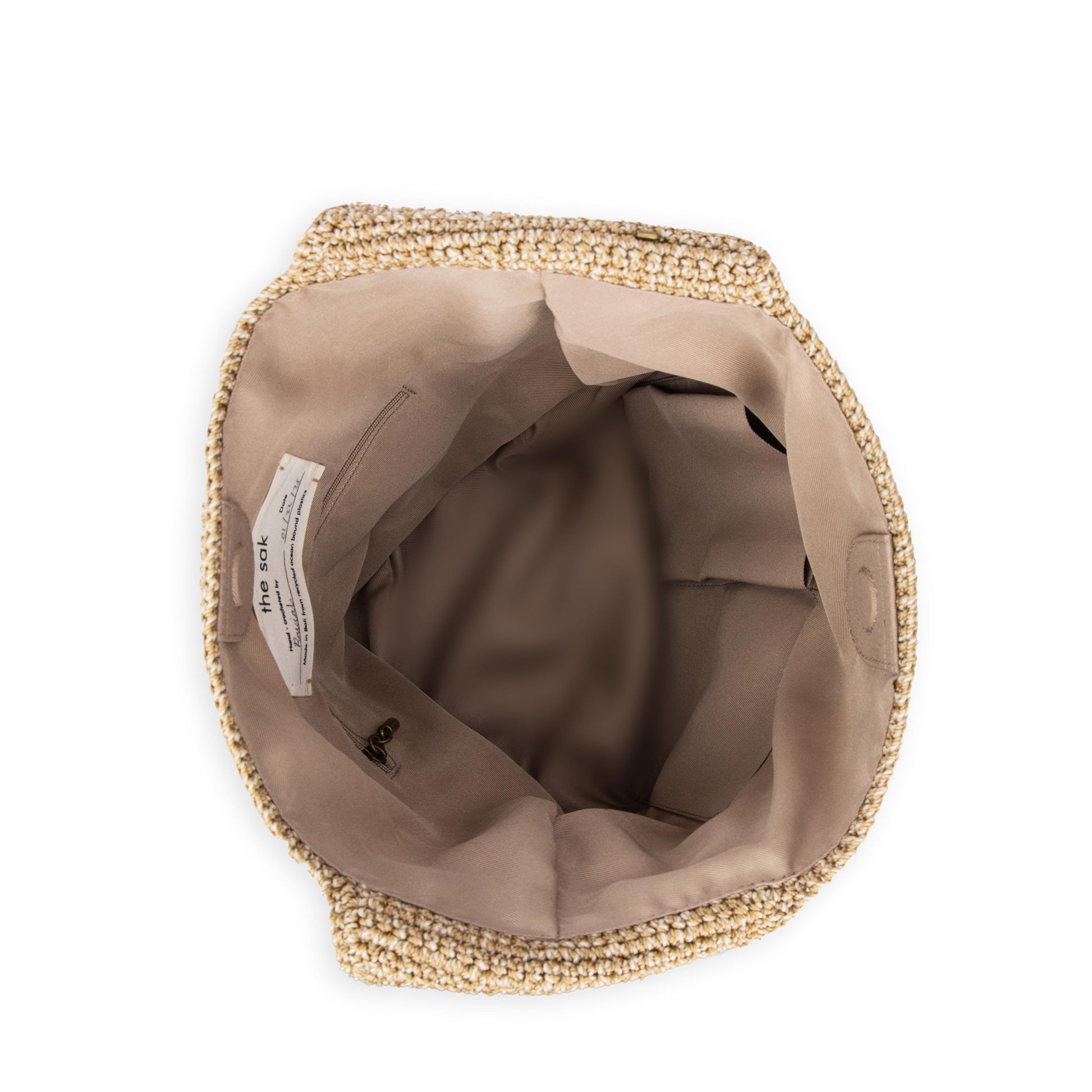 The Sak 120 Hobo Crochet - Sand Stripe