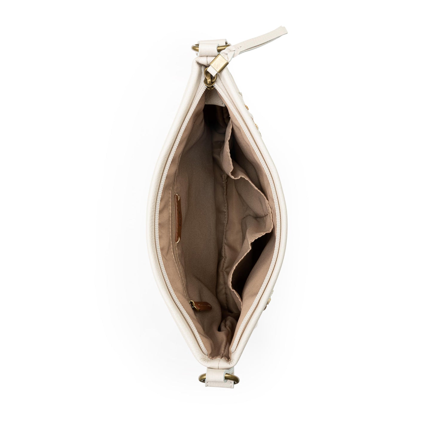 The Sak Melrose Crossbody Leather - |Stone Neutral Seminyak|