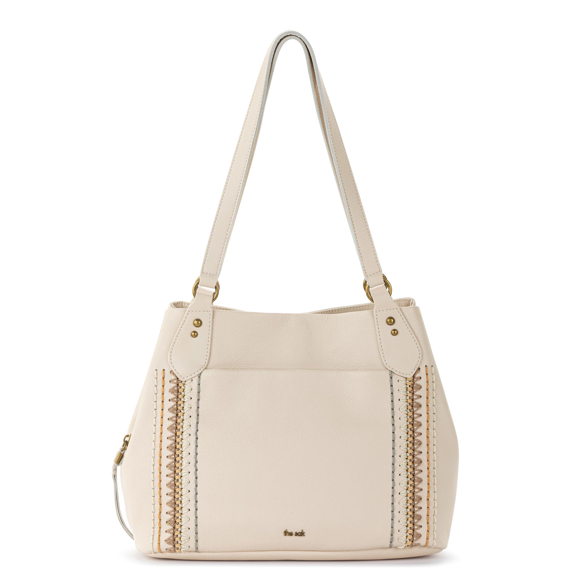 The Sak Melrose Satchel Leather - |Stone Neutral Seminyak|