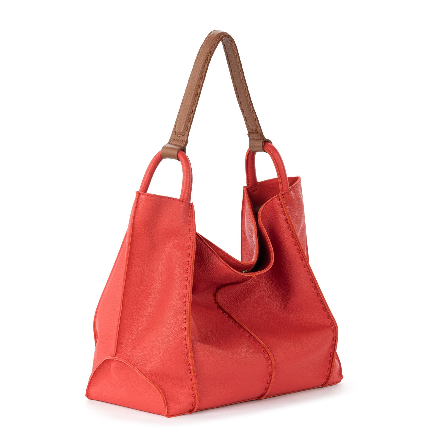 The Sak Los Feliz Slouchy Large Tote Leather - |Cayenne|