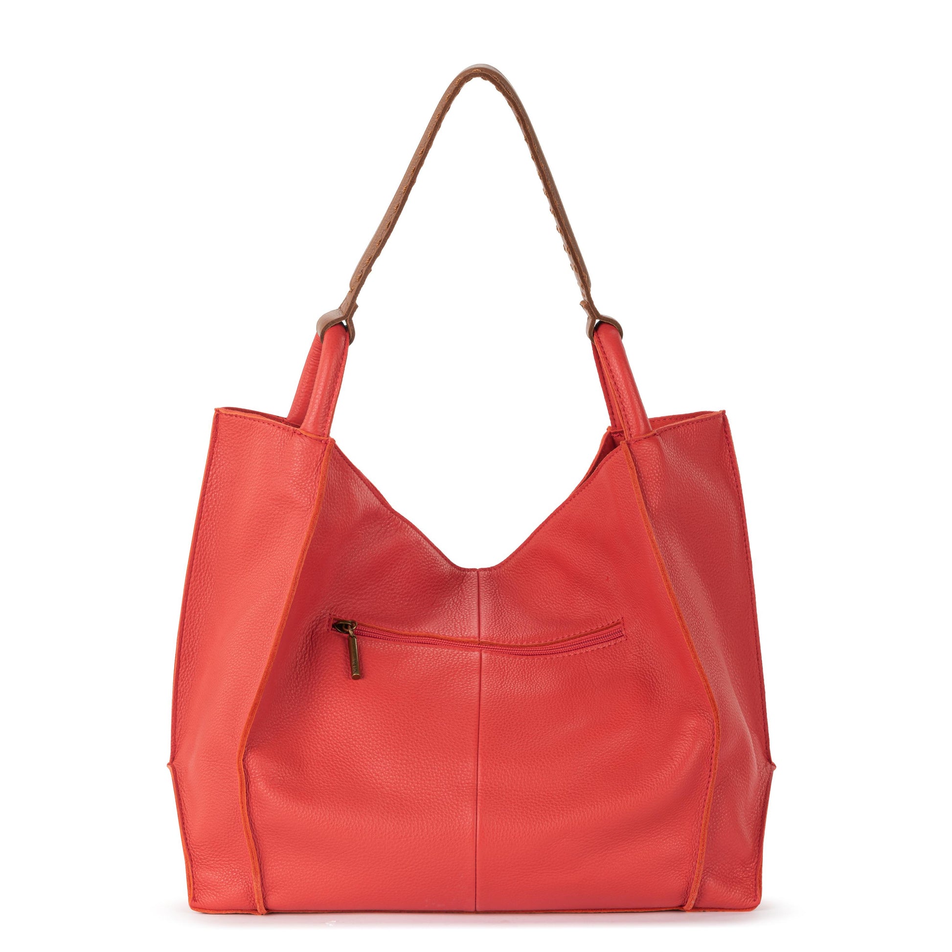 The Sak Los Feliz Slouchy Large Tote Leather - |Cayenne|