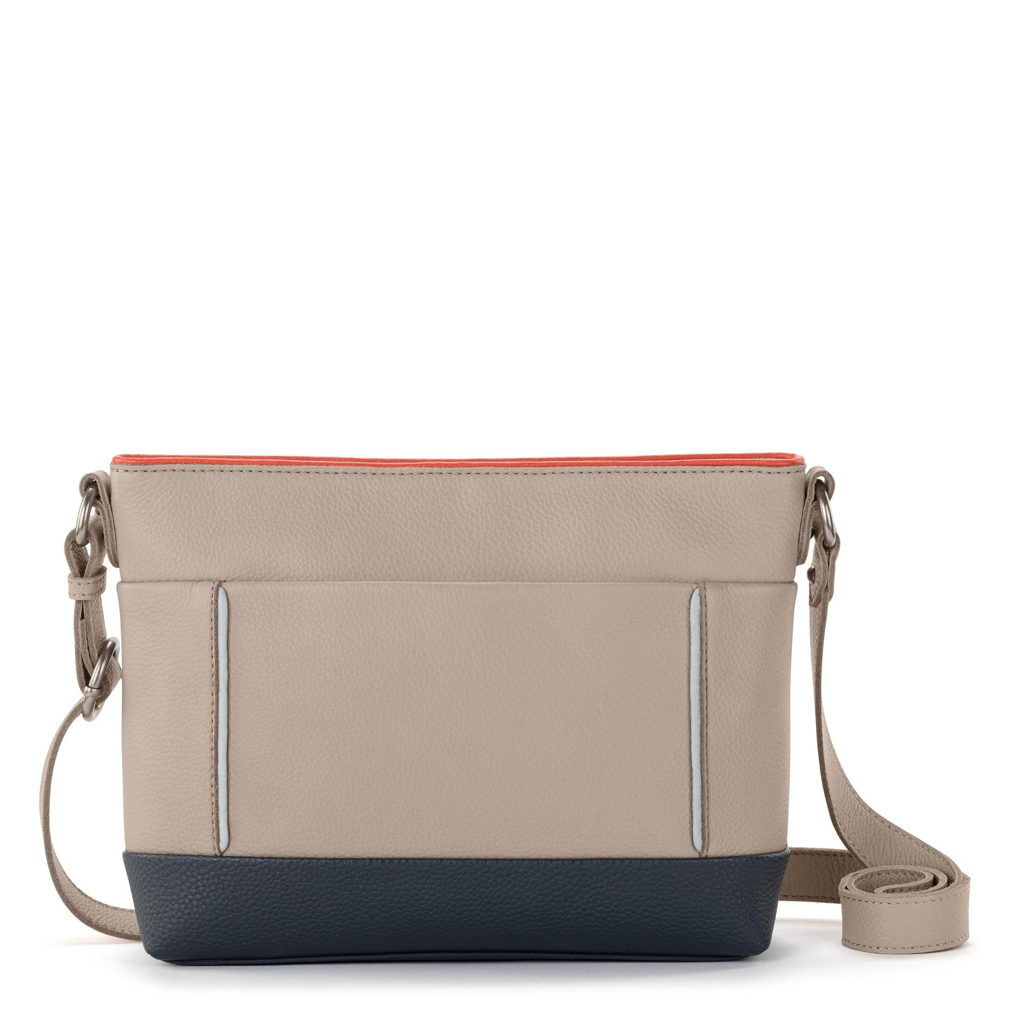 The Sak Melrose Crossbody Leather - |Sand Horizon Block|