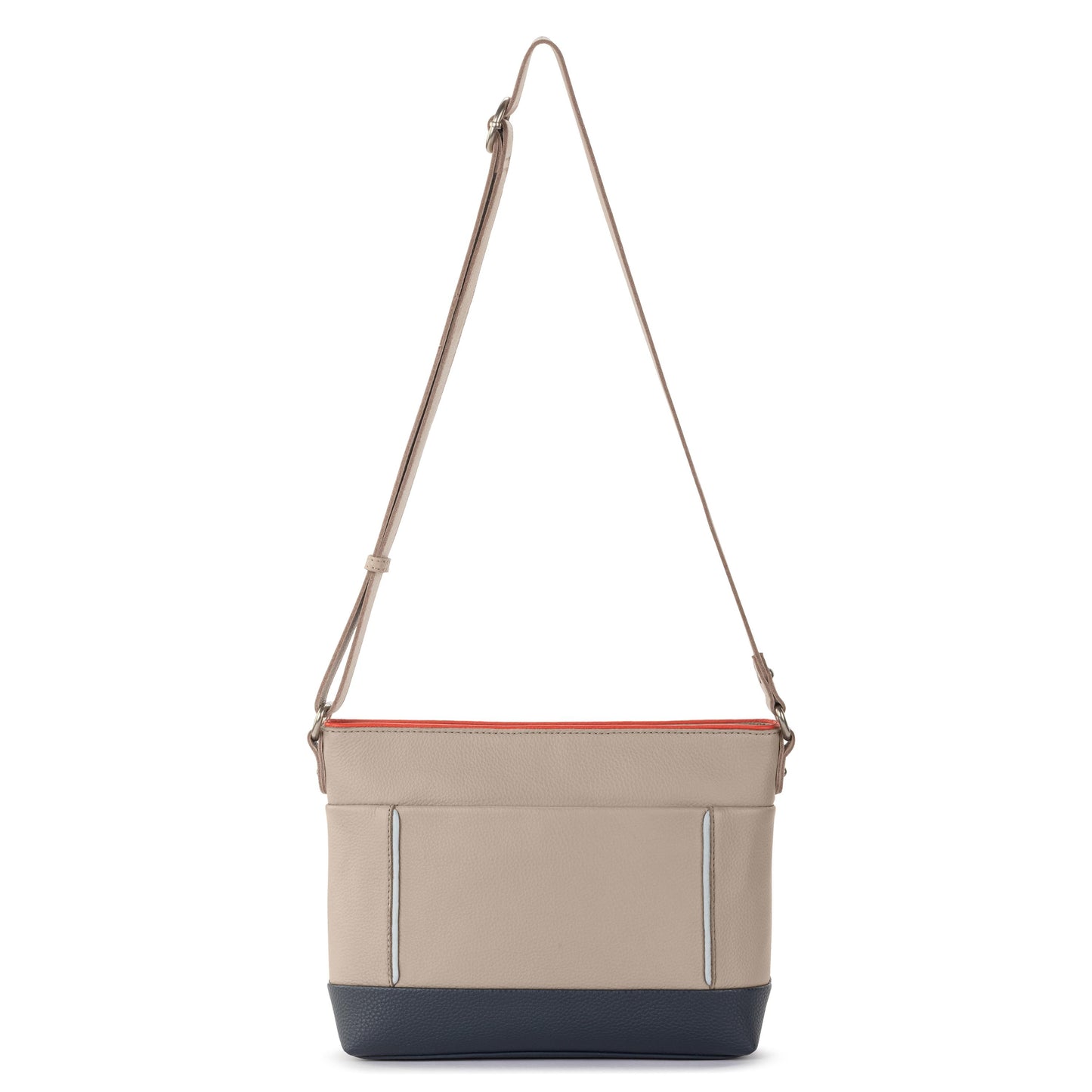The Sak Melrose Crossbody Leather - |Sand Horizon Block|