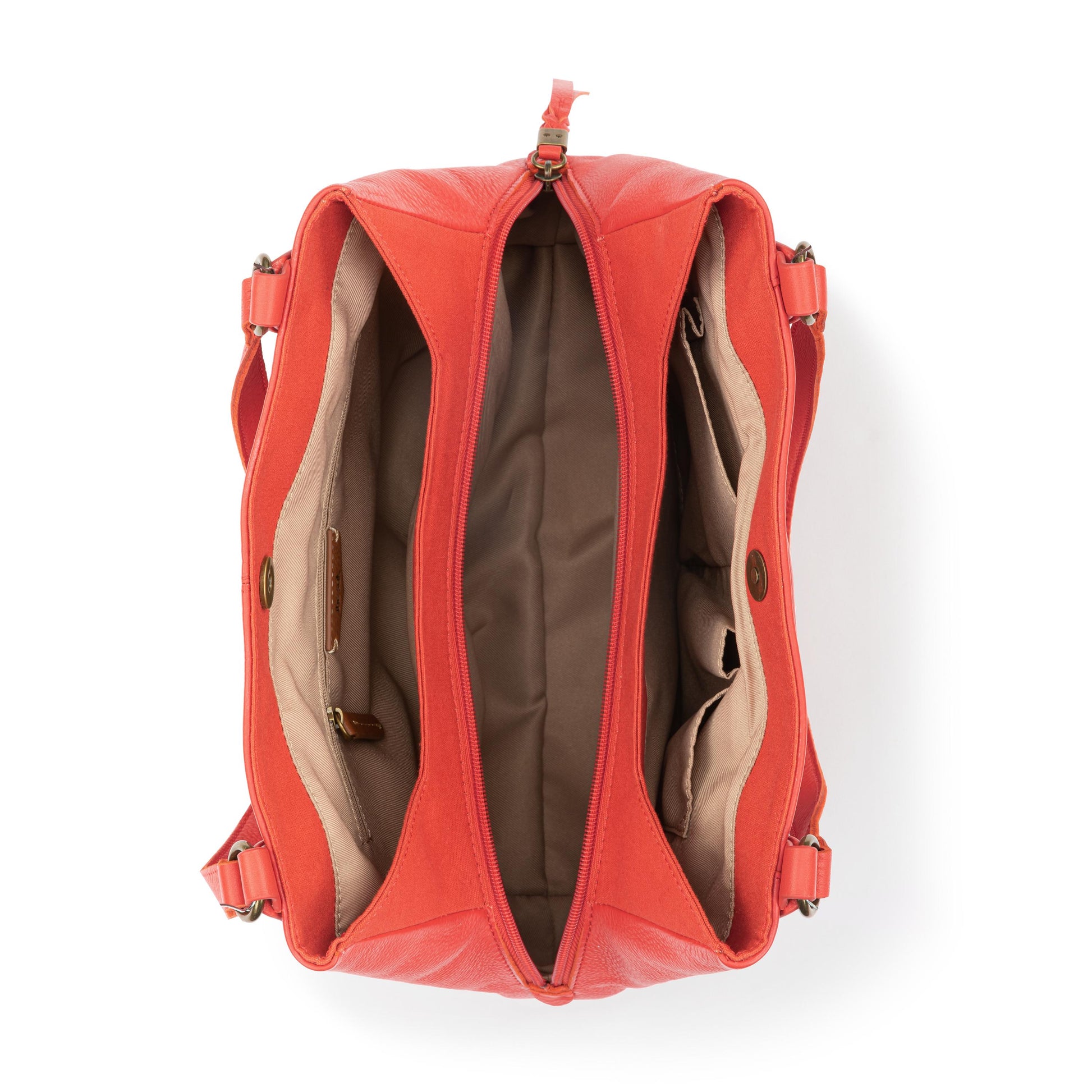 The Sak Melrose Satchel Leather - |Cayenne|