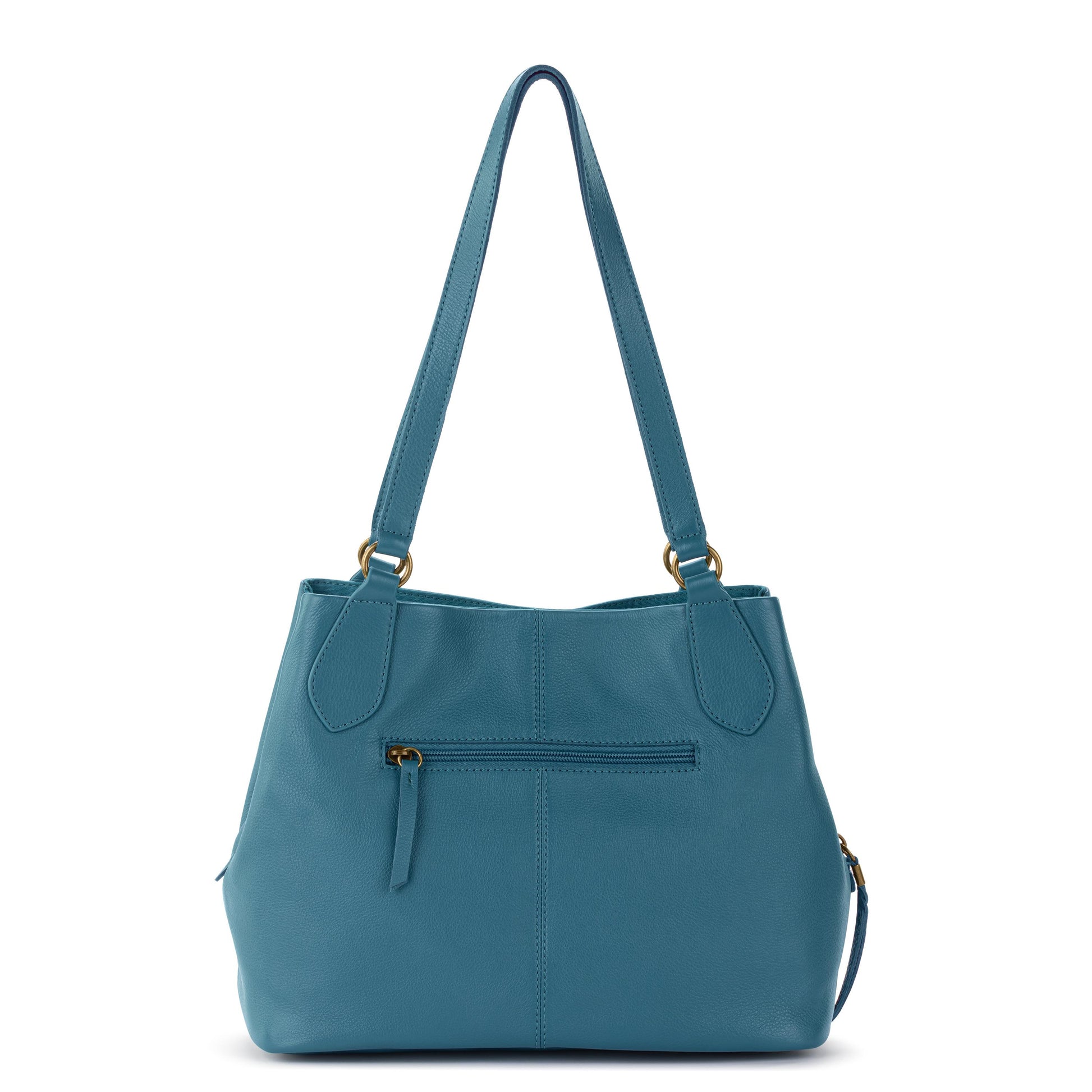 The Sak Melrose Satchel Leather - |Lagoon|