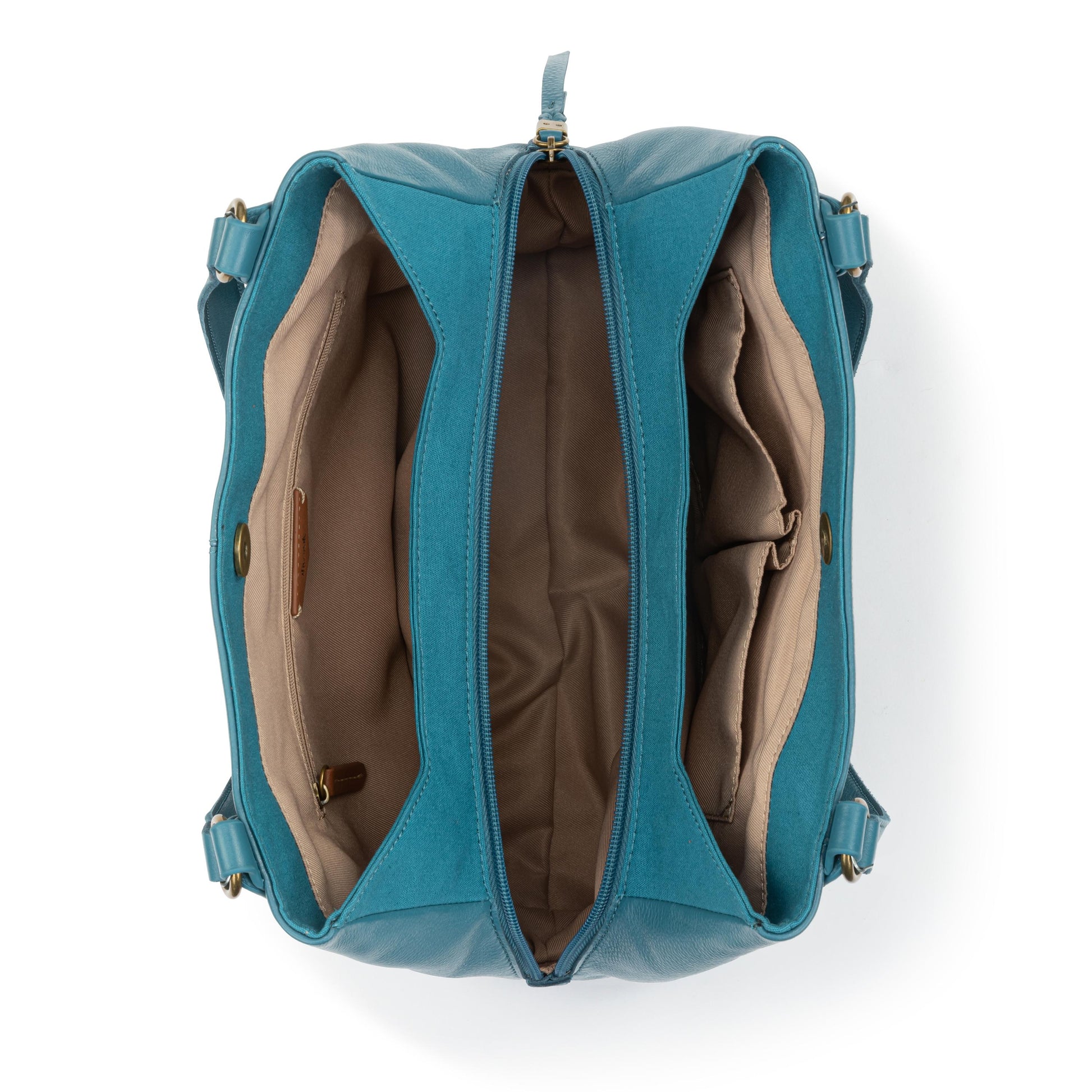 The Sak Melrose Satchel Leather - |Lagoon|