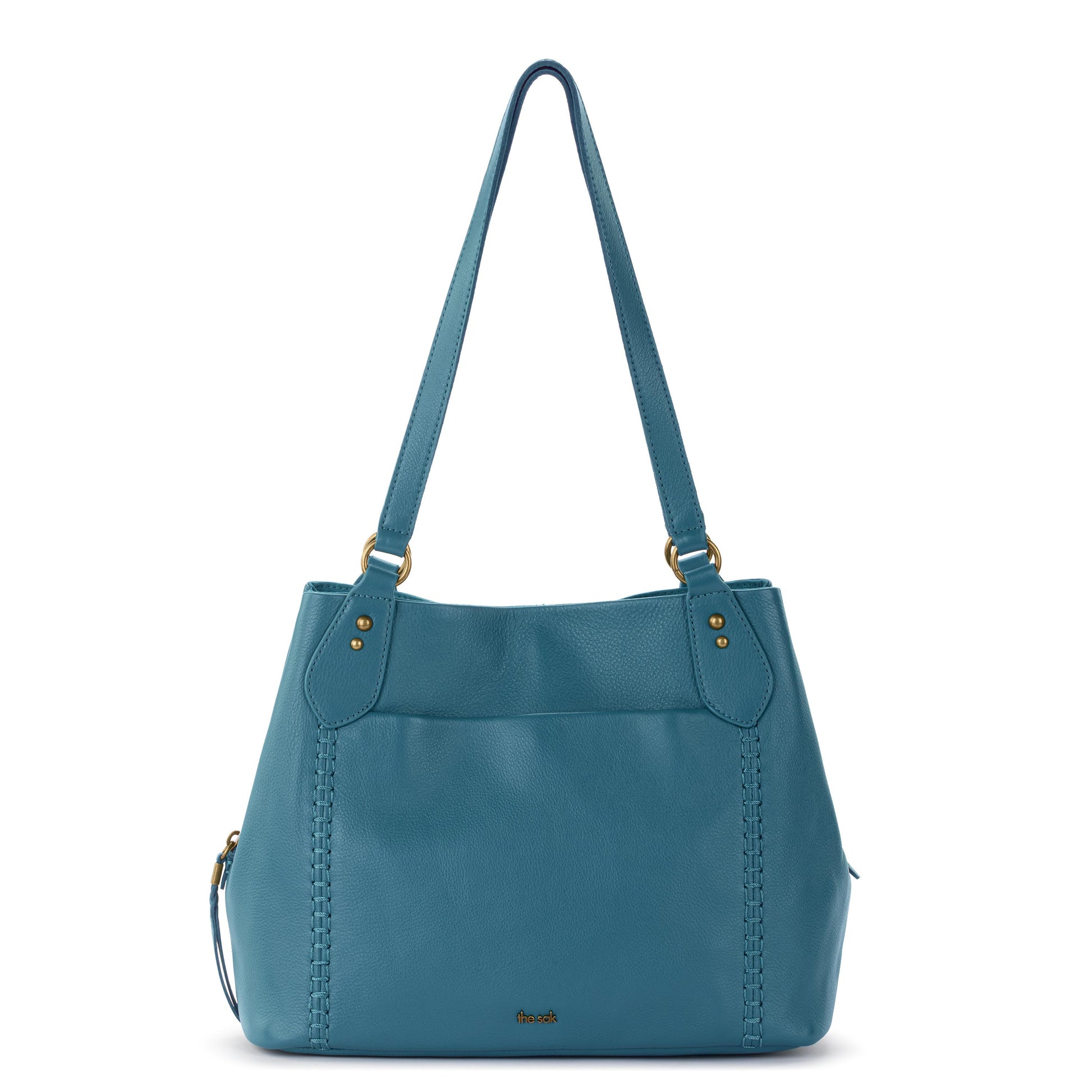 The Sak Melrose Satchel Leather - |Lagoon|