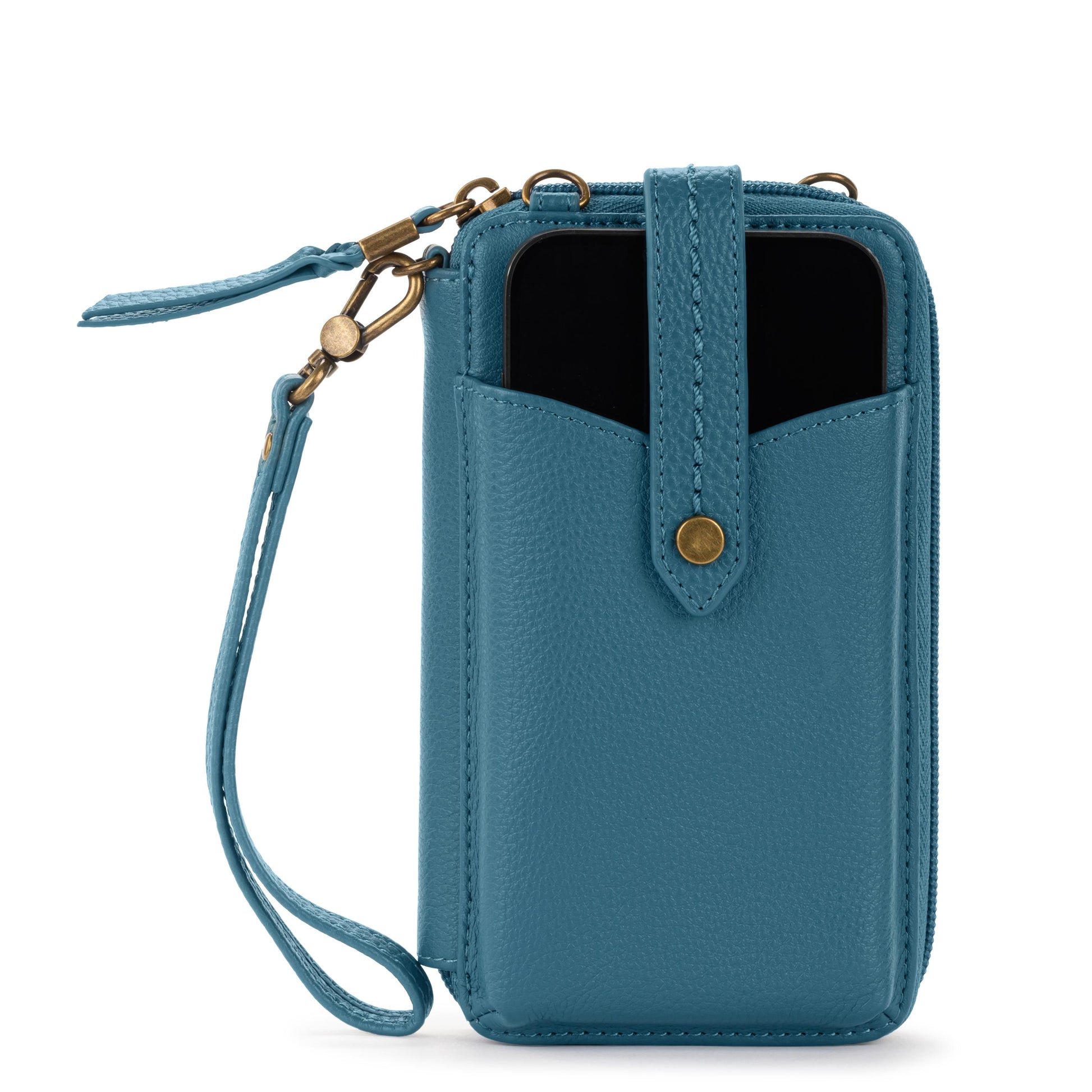 The Sak Silverlake Smartphone Crossbody Leather - |Lagoon|