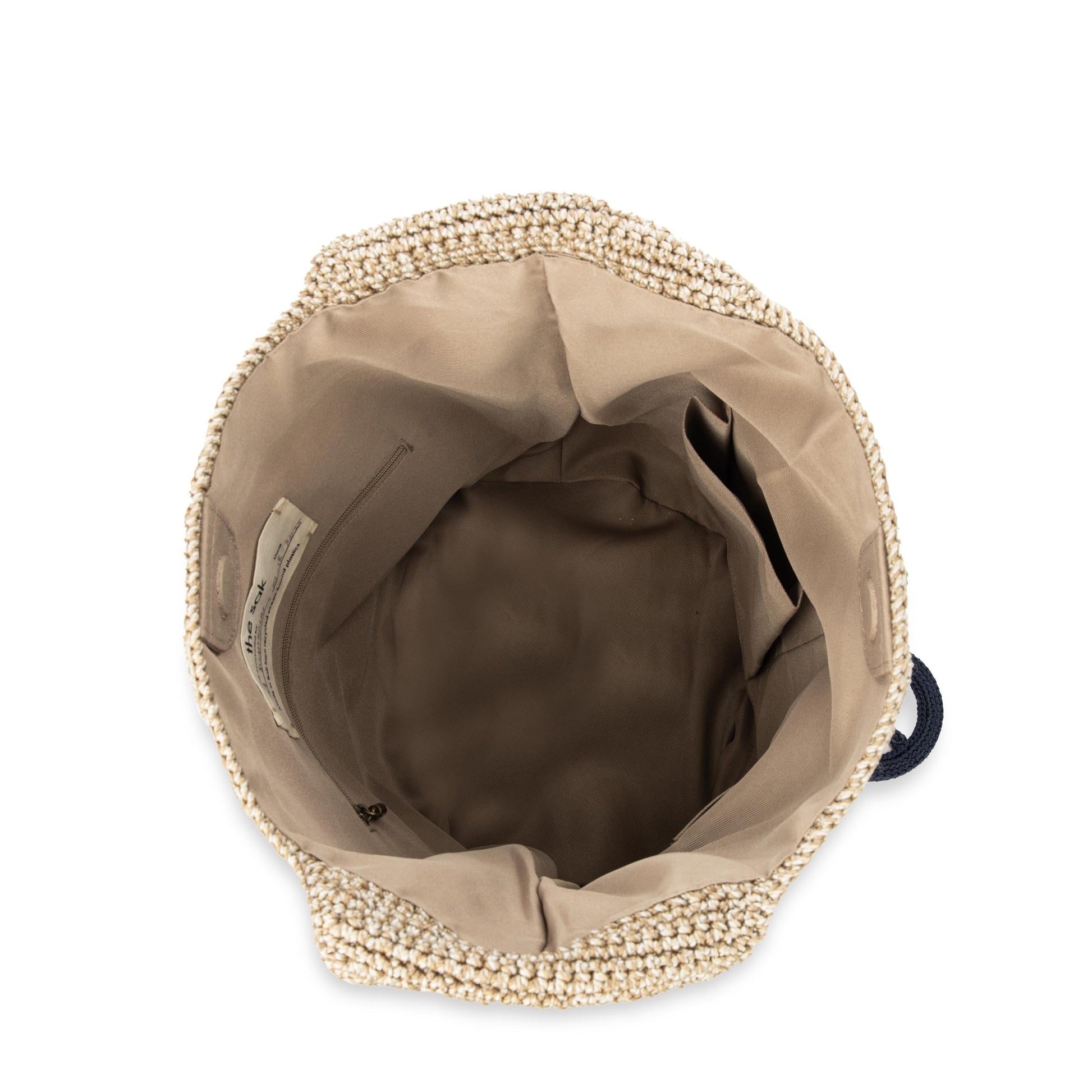 The Sak 120 Hobo Crochet - Bamboo Static Peace Love