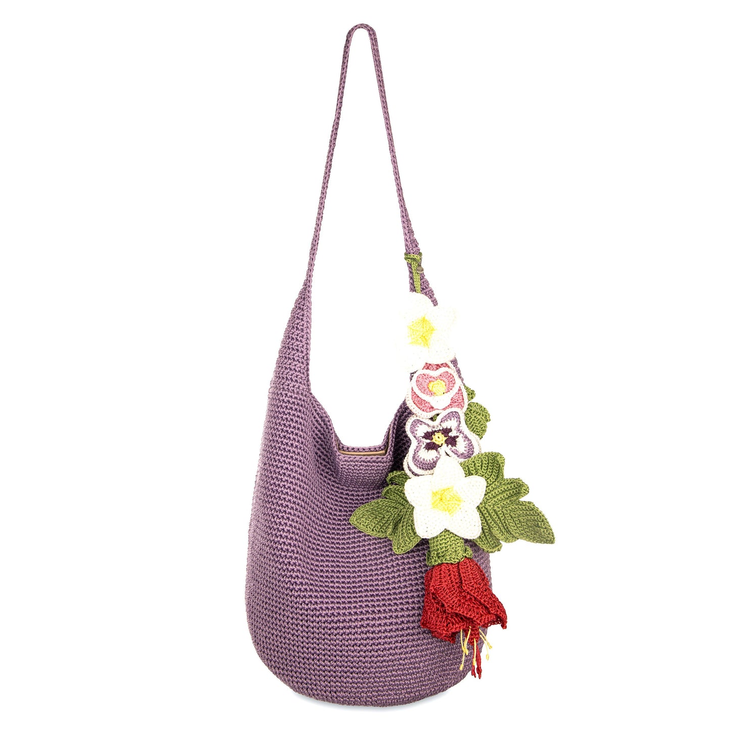 The Sak 120 Hobo Crochet - |Heather Flowers|