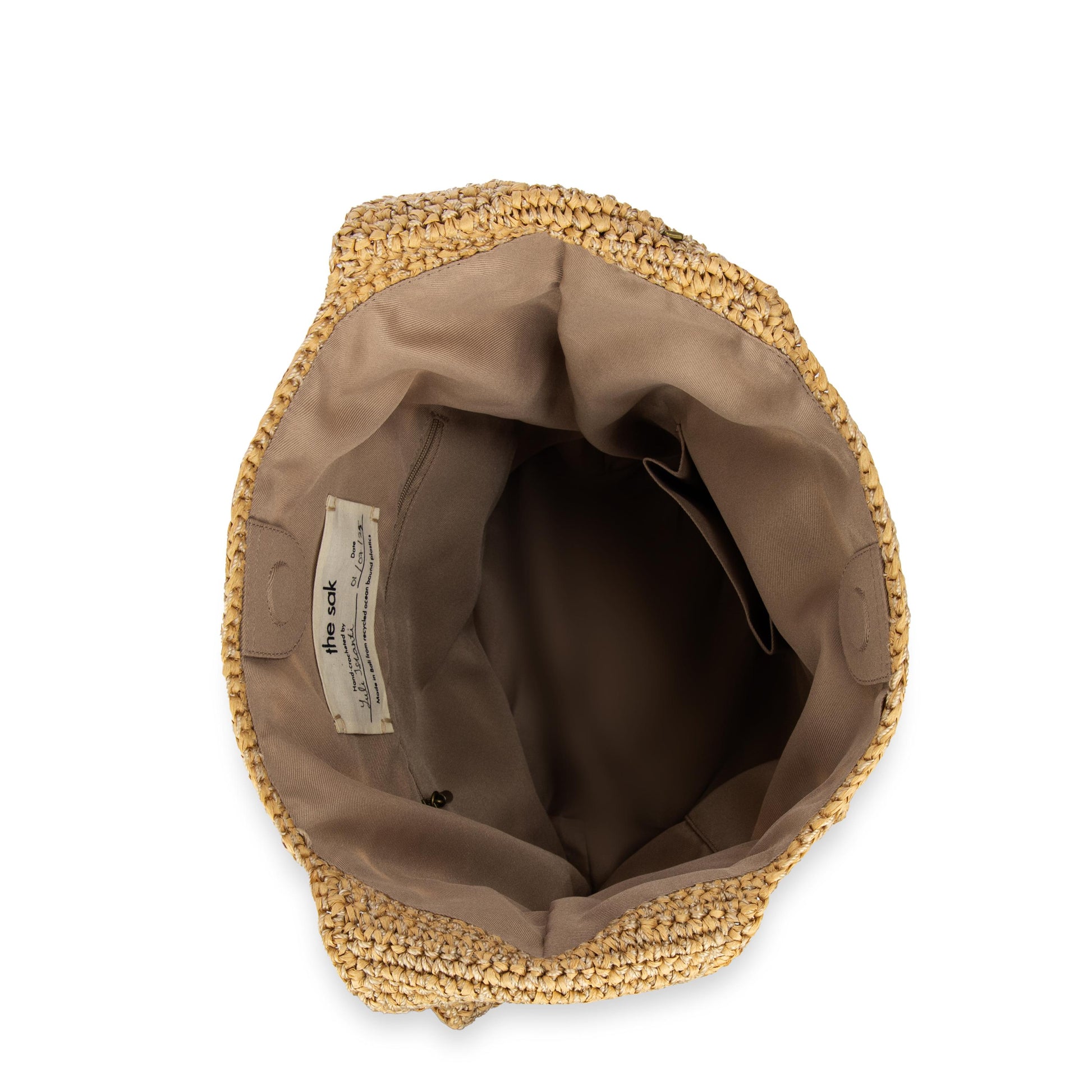 The Sak 120 Hobo Crochet - |Natural Tonal Flower|