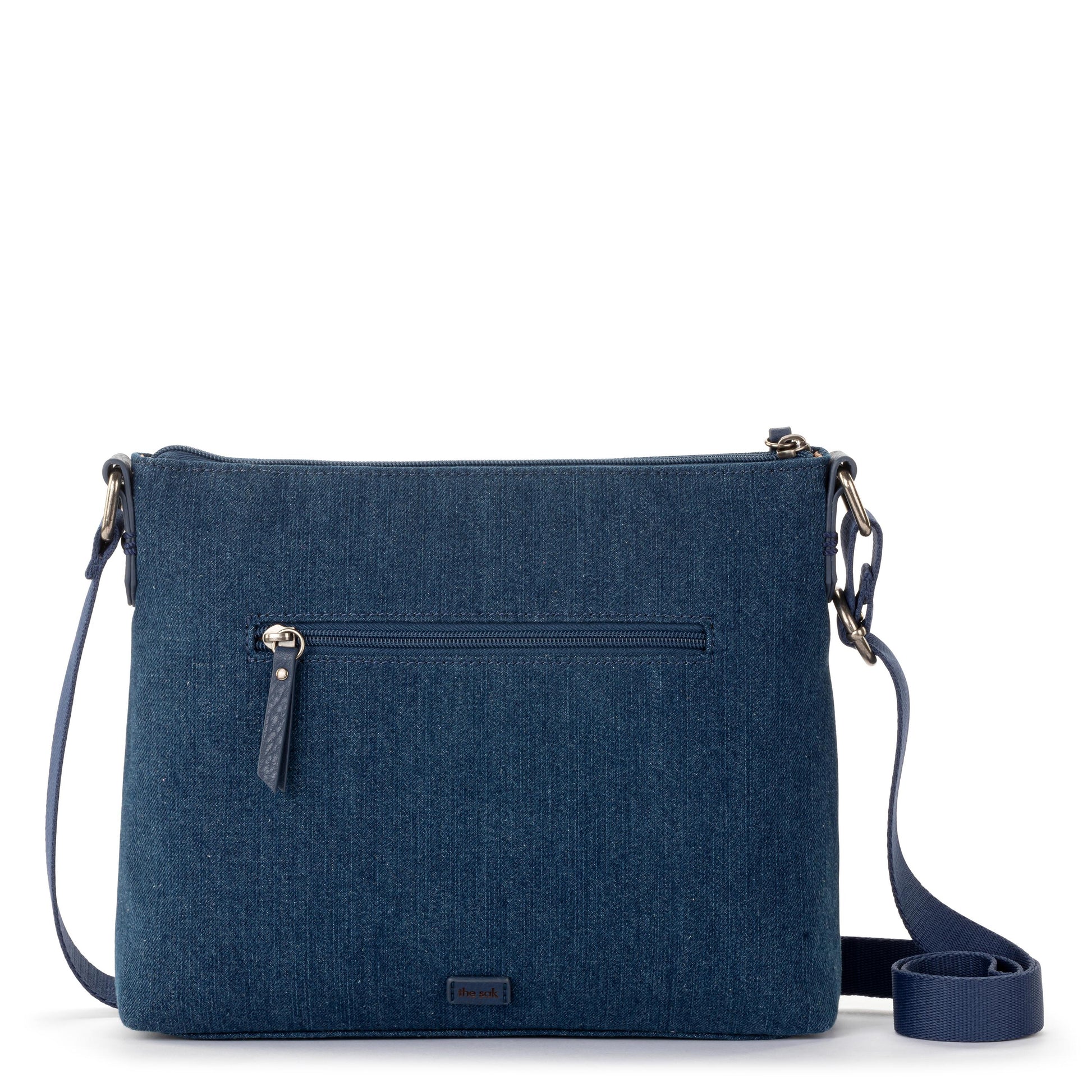 Sakroots Basic Crossbody Denim - |Reef Seascape Embroidery|
