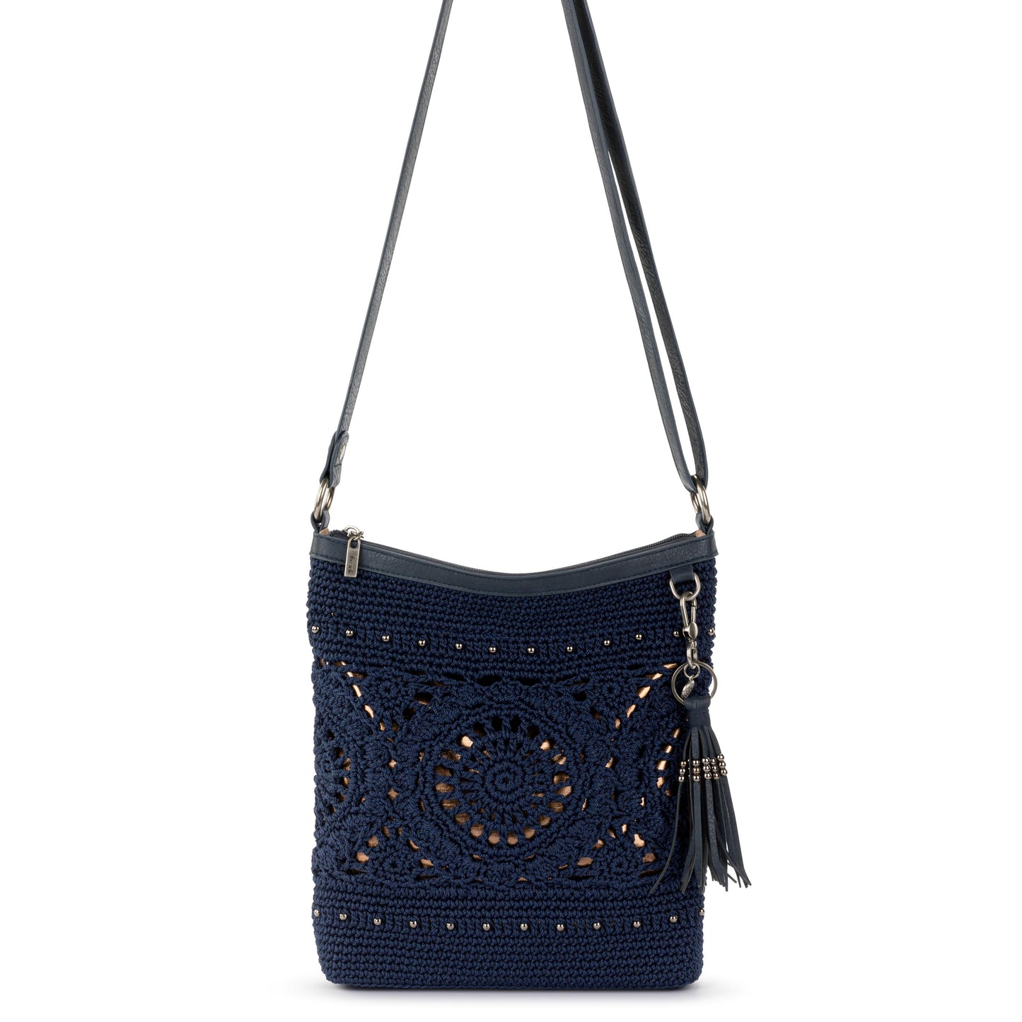 The Sak Lucia Crossbody Crochet - Denim Medallion