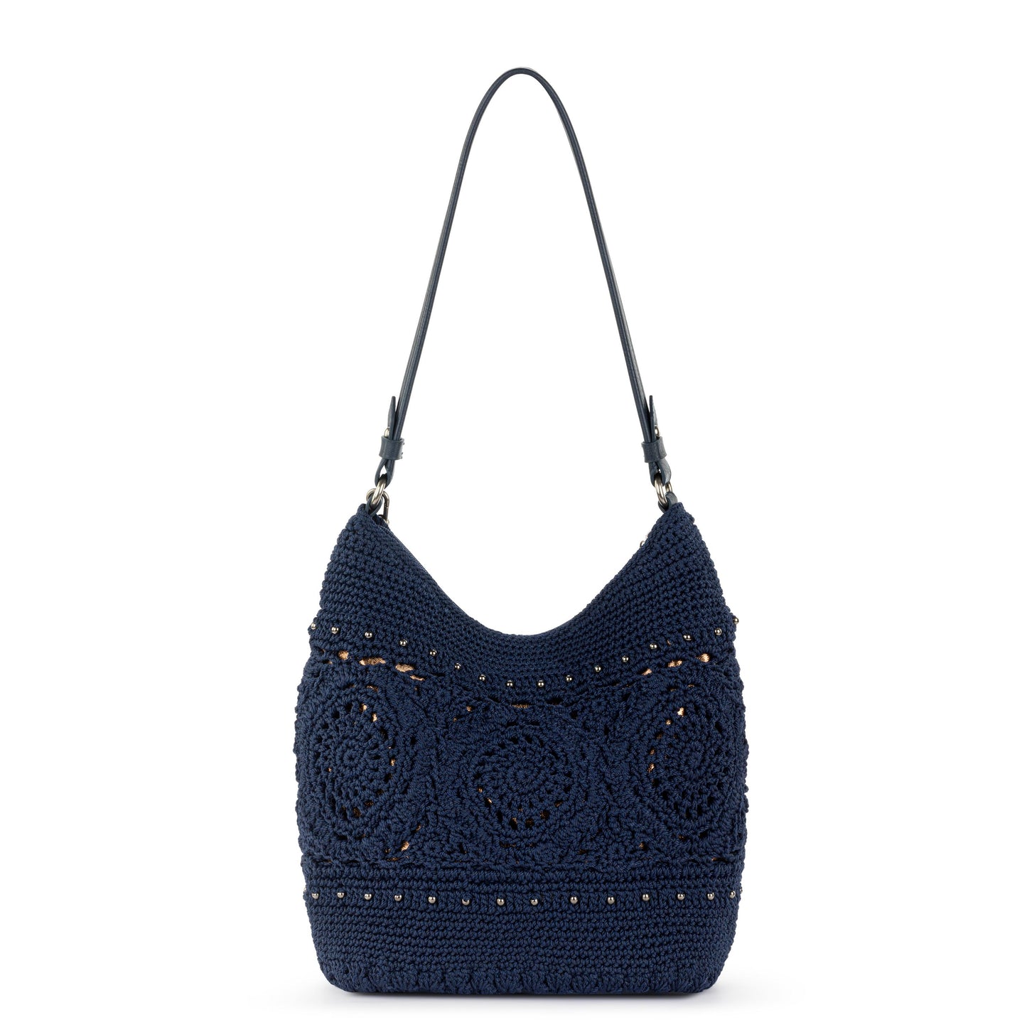 The Sak Sequoia Hobo Crochet - Denim Medallion
