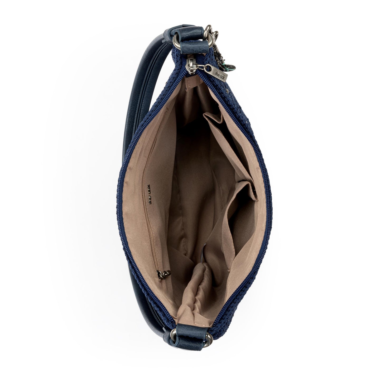 The Sak Sequoia Hobo Crochet - Denim Medallion