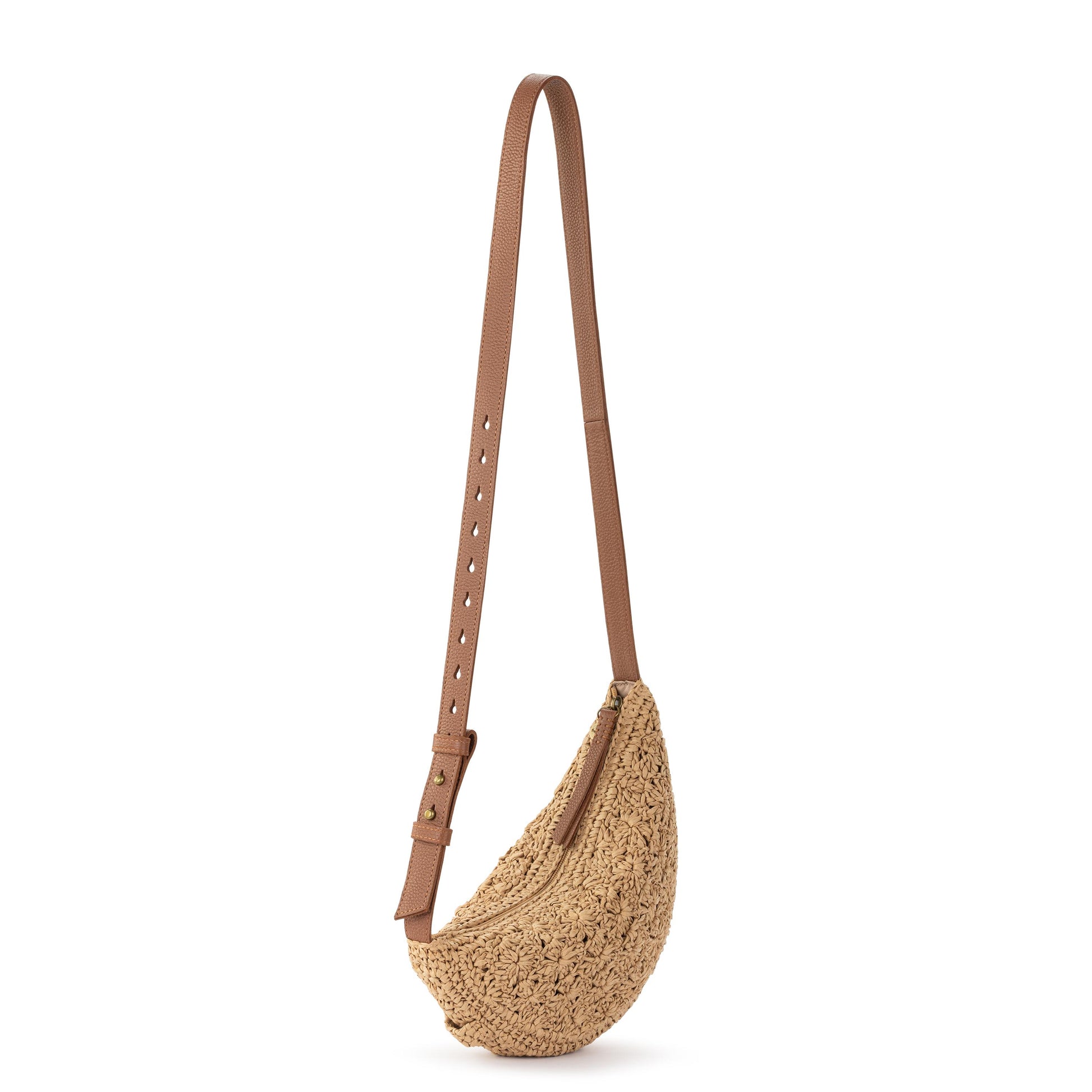The Sak Tess Sling Bag Straw - Natural Primrose