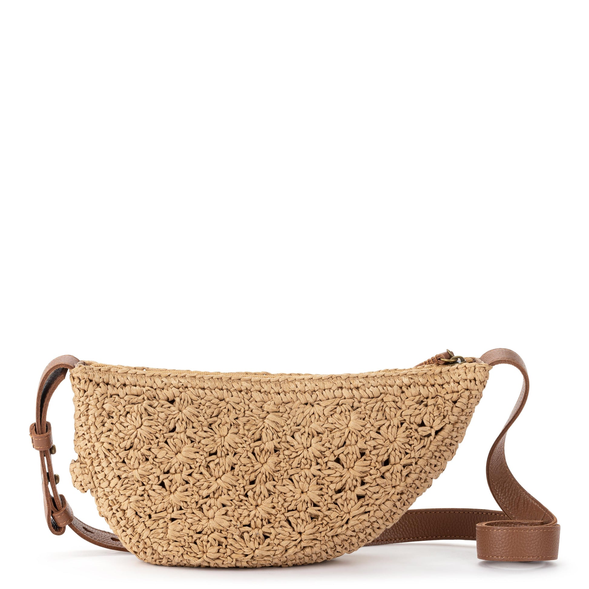 The Sak Tess Sling Bag Straw - Natural Primrose