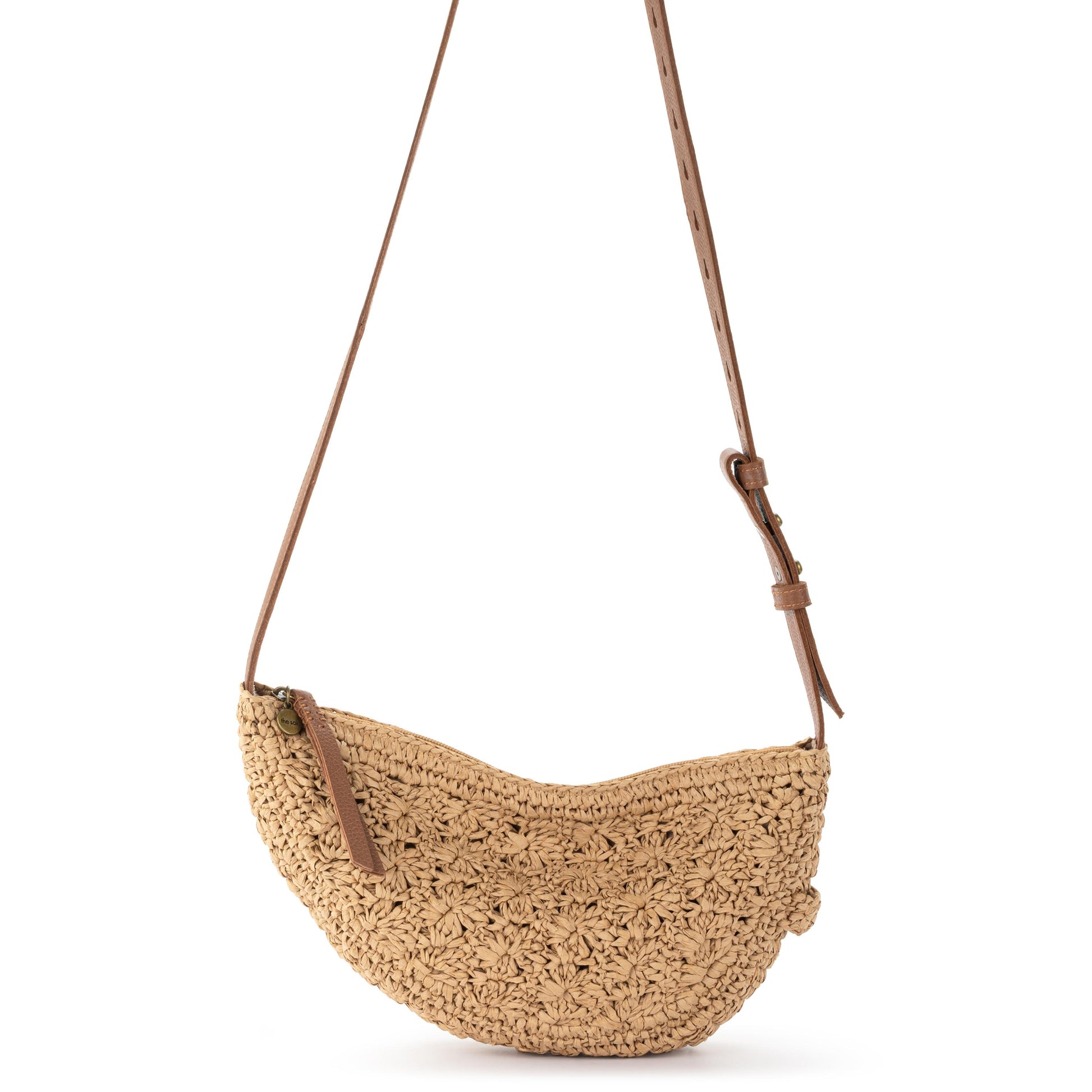 The Sak Tess Sling Bag Straw - Natural Primrose