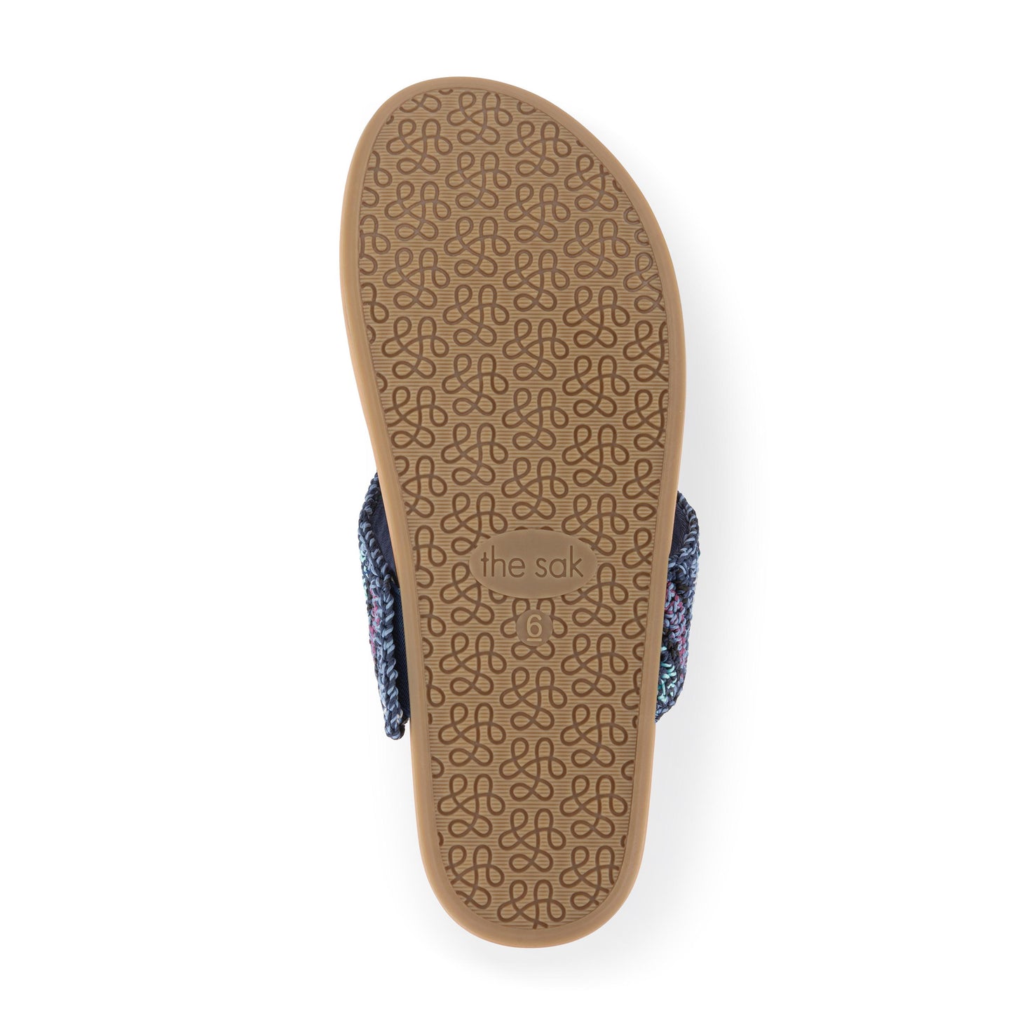The Sak Everly Sandal Crochet - Lapis Stripe