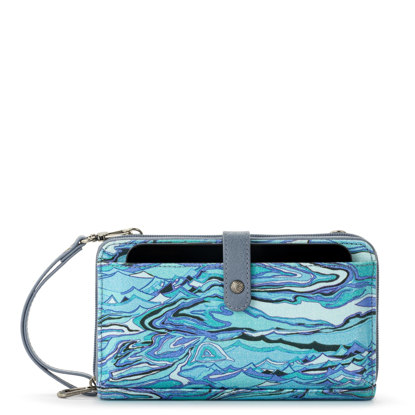 Sakroots Large Smartphone Crossbody Canvas - |Reef Water Nation|