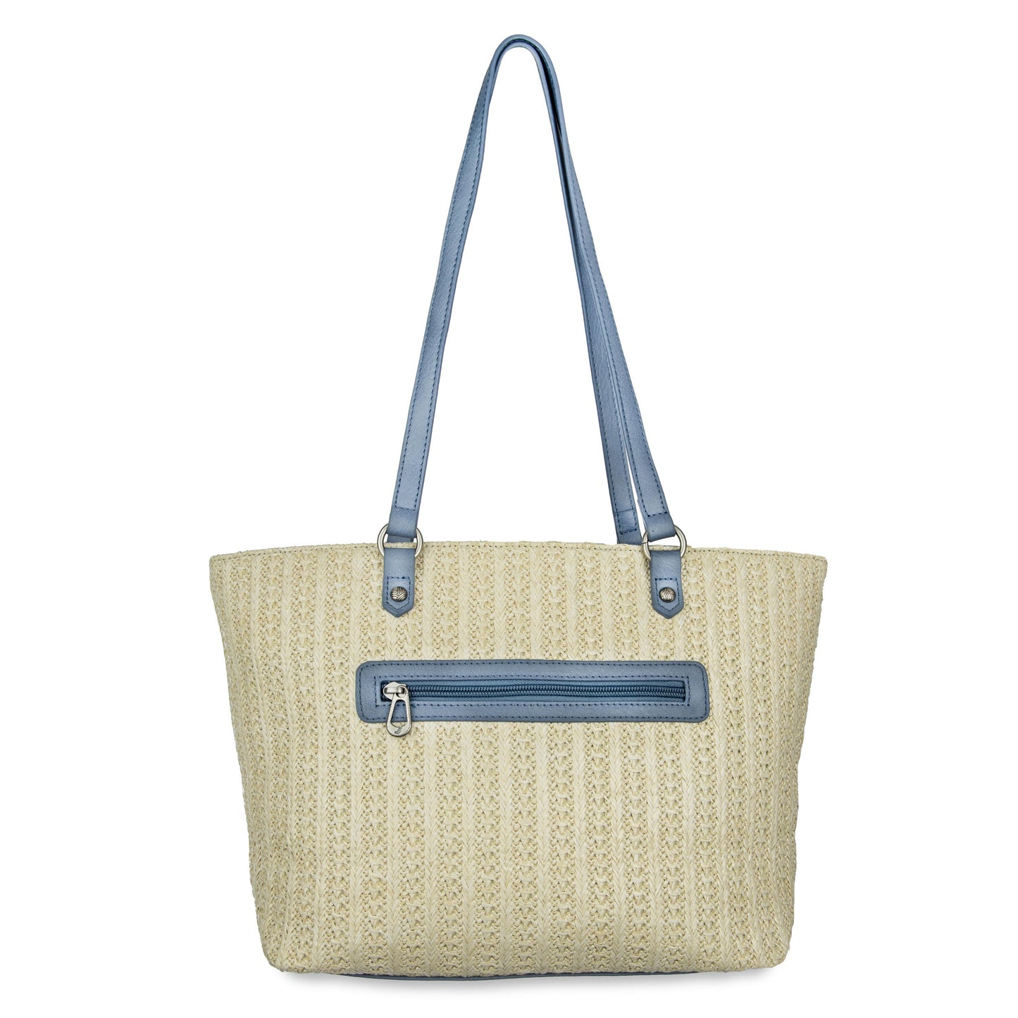 Sakroots Metro Tote Straw - Reef Water Nation