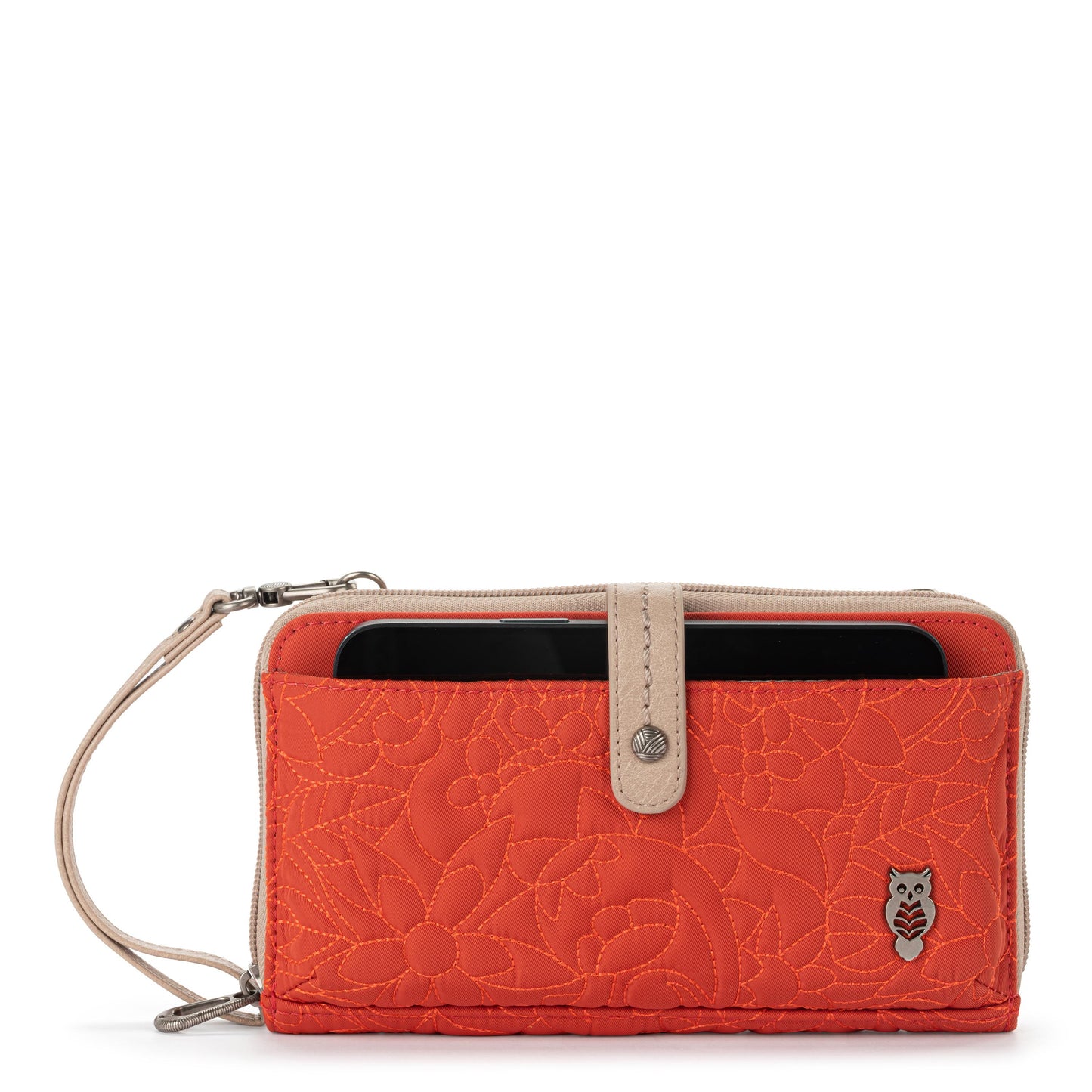 Sakroots Large Smartphone Crossbody EcoTwill - |Cayenne Spirit Desert Quilted|