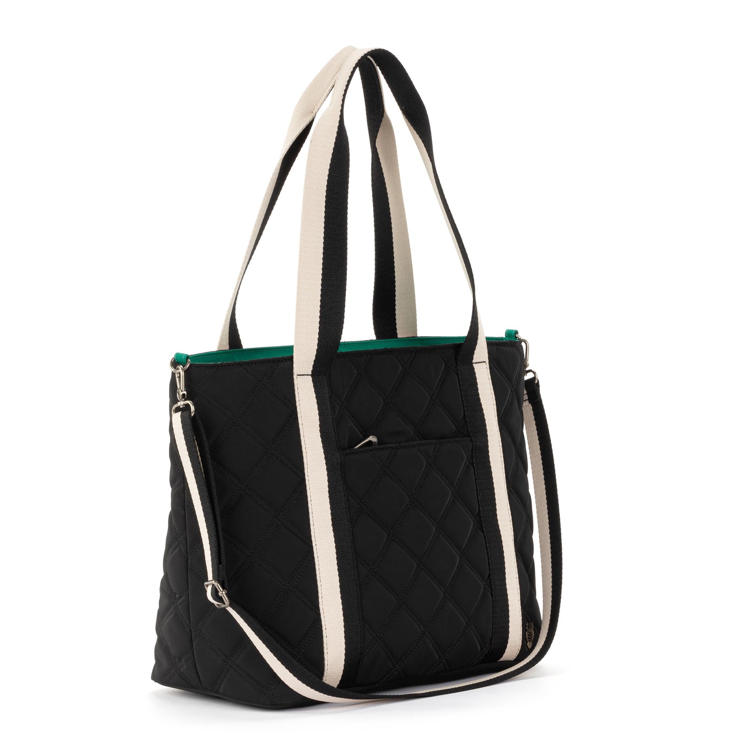 Sakroots Arlo Large Tote EcoTwill - Black Diamond Quilted